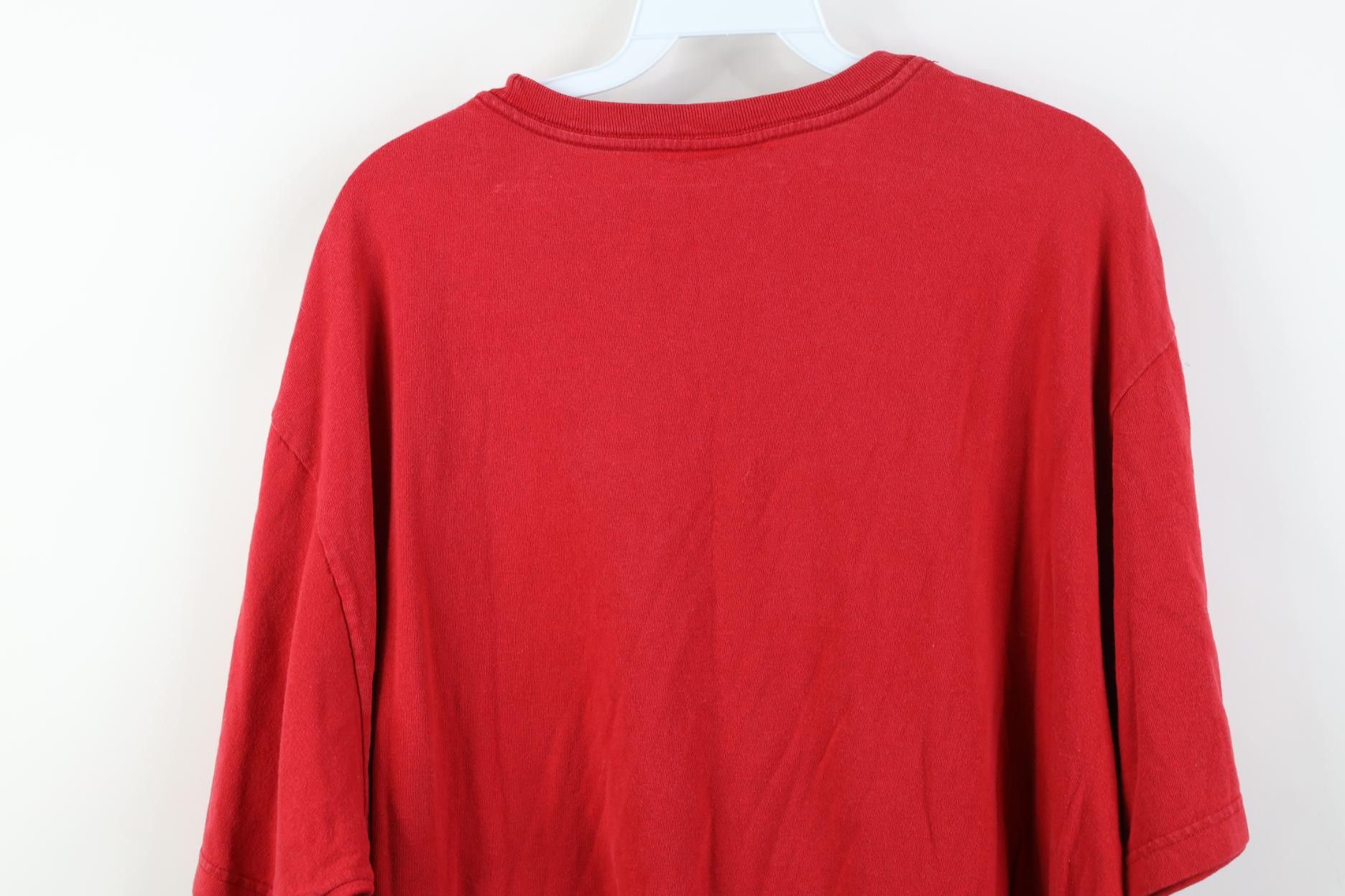 Polo Ralph Lauren Vintage 90s Chaps Ralph Lauren Spell USA Flag T-Shirt Red Size US XL / EU 56 / 4 - 14 Thumbnail