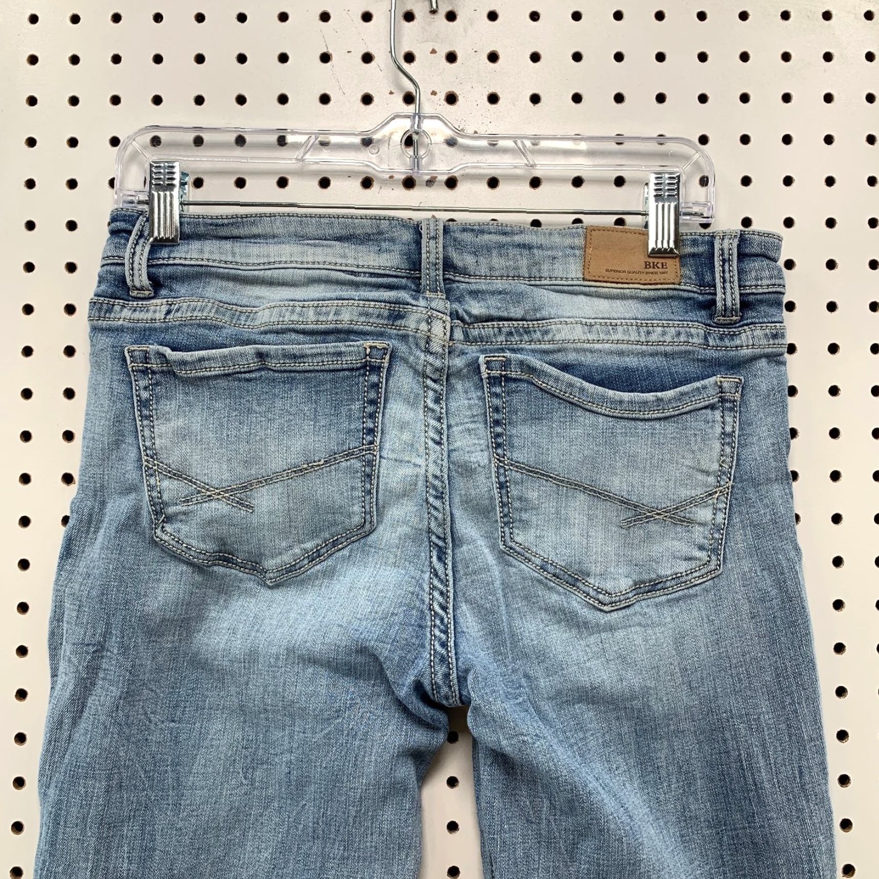 BKE BKE Payton Denim Bootcut Jeans Womens 27x29.5 Light Wash Mid Rise Stretch Size 27" / US 4 / IT 40 - 6 Thumbnail