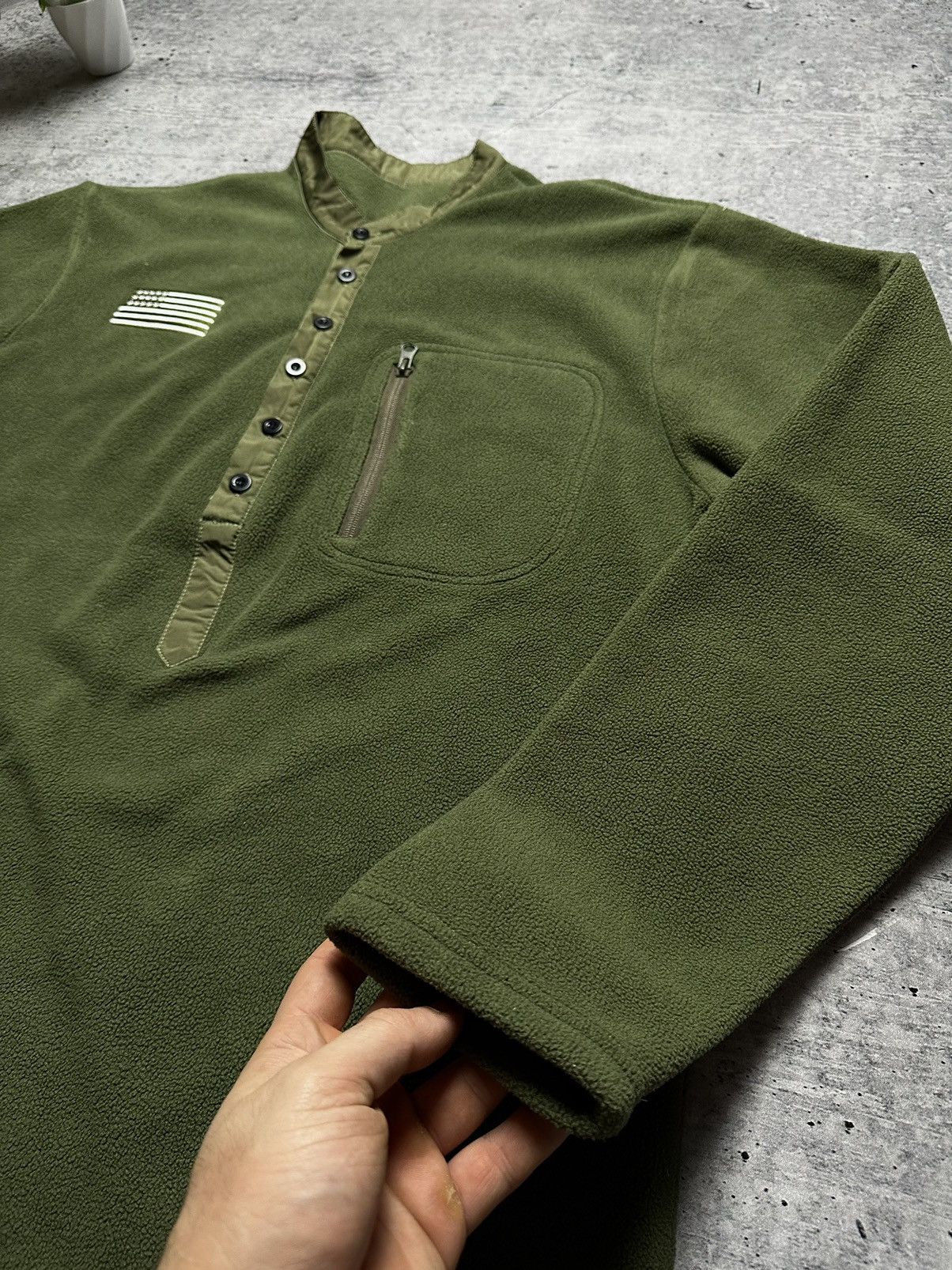 Vintage Vintage Army USA Flyers Fleece Half Zip Military Pullover Size US M / EU 48-50 / 2 - 4 Thumbnail