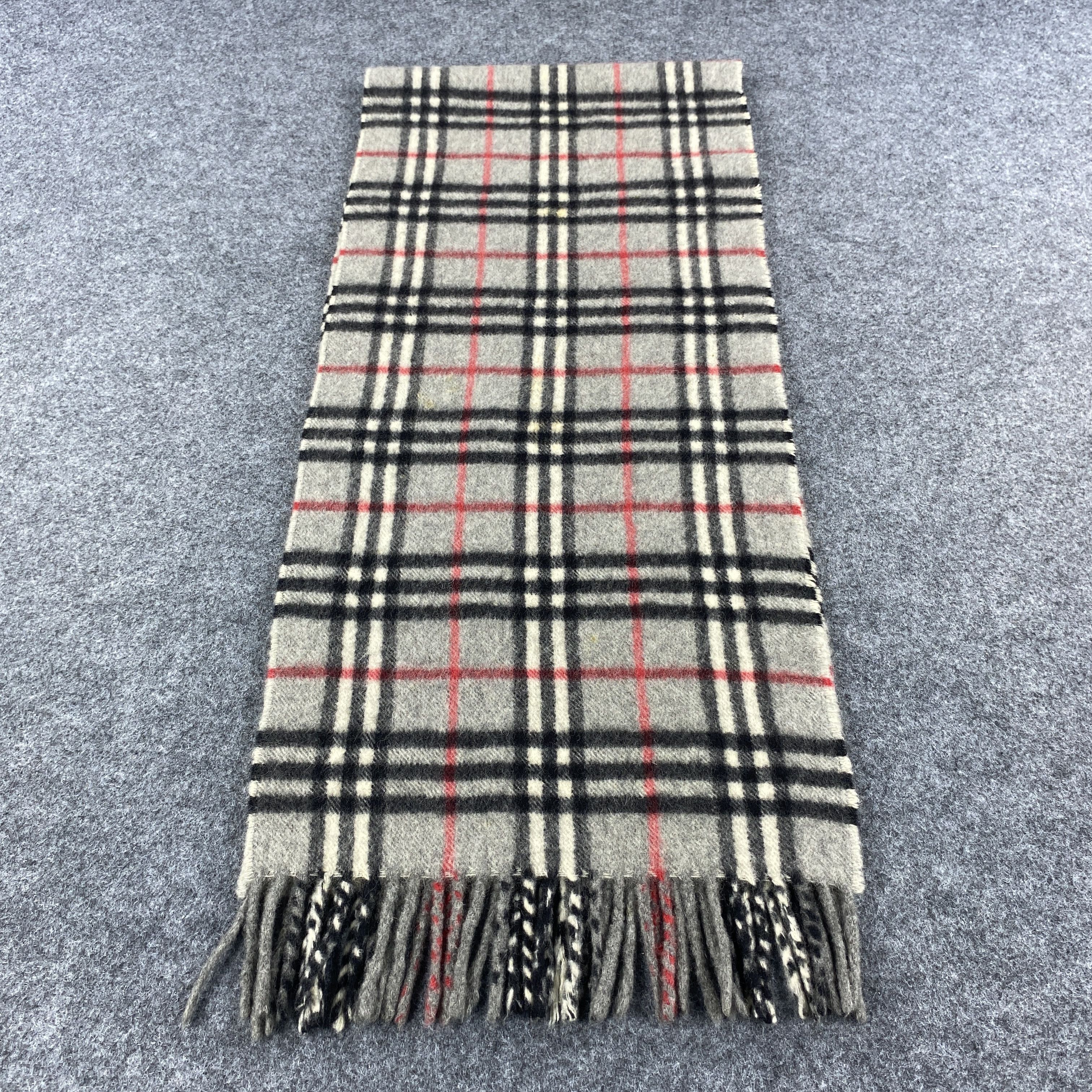 Burberry × Vintage GF10545 Burberry Scarf Neck Wear Muffler Nova Check Size ONE SIZE - 7 Thumbnail