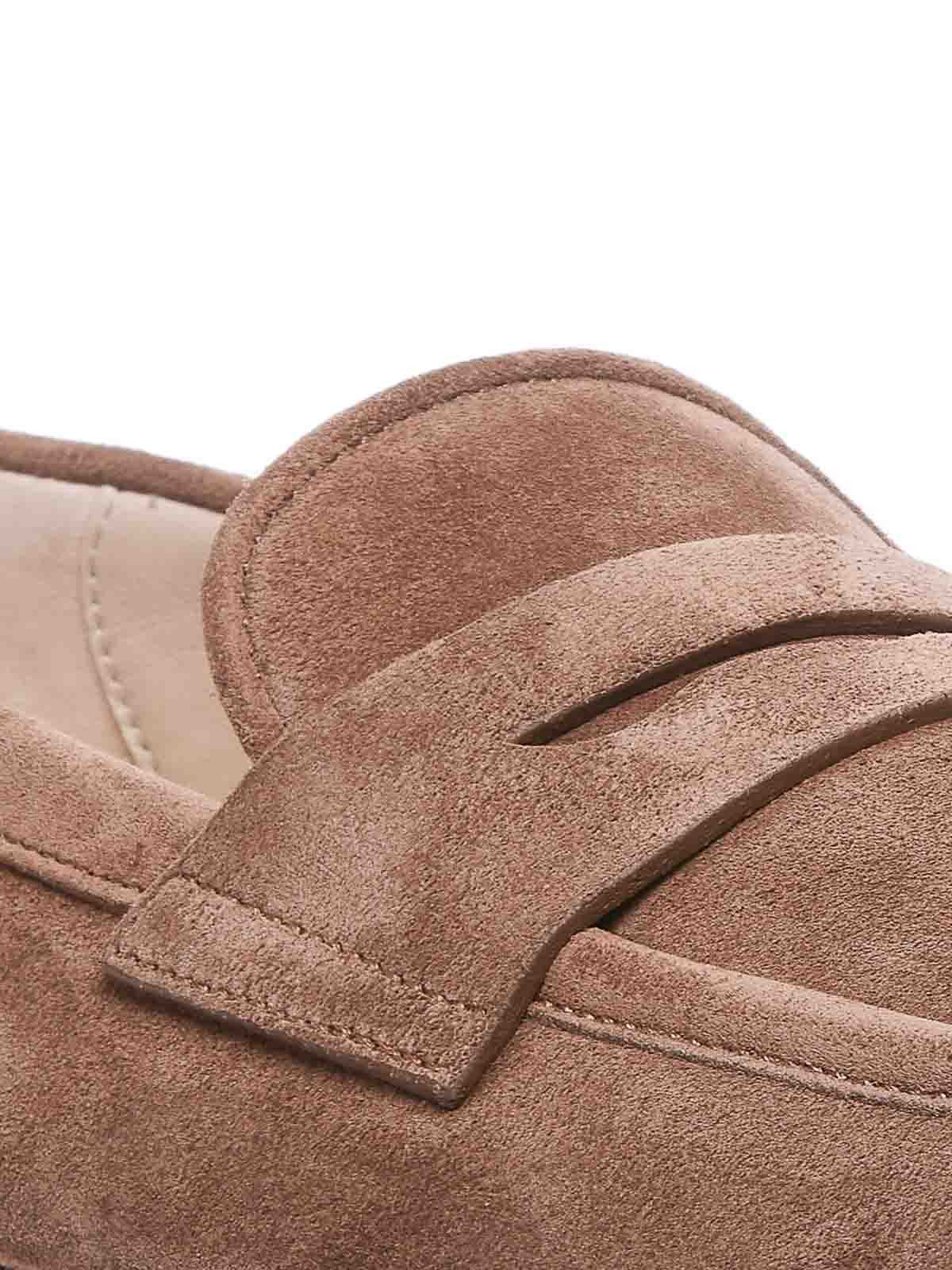 Dolce & Gabbana o1s22i1n0924 Calf Suede Driver Shoes in Brown Size US 8 / EU 41 - 3 Thumbnail