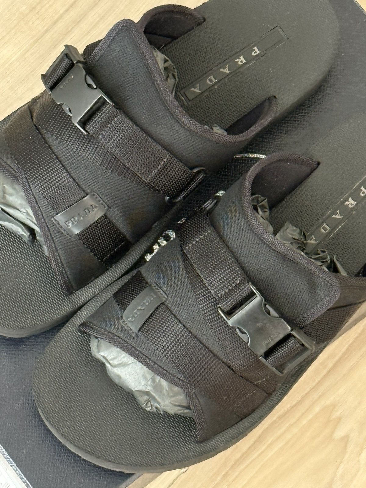 Prada Prada Sport Nylon Slides Size US 8 / EU 41 - 2 Thumbnail