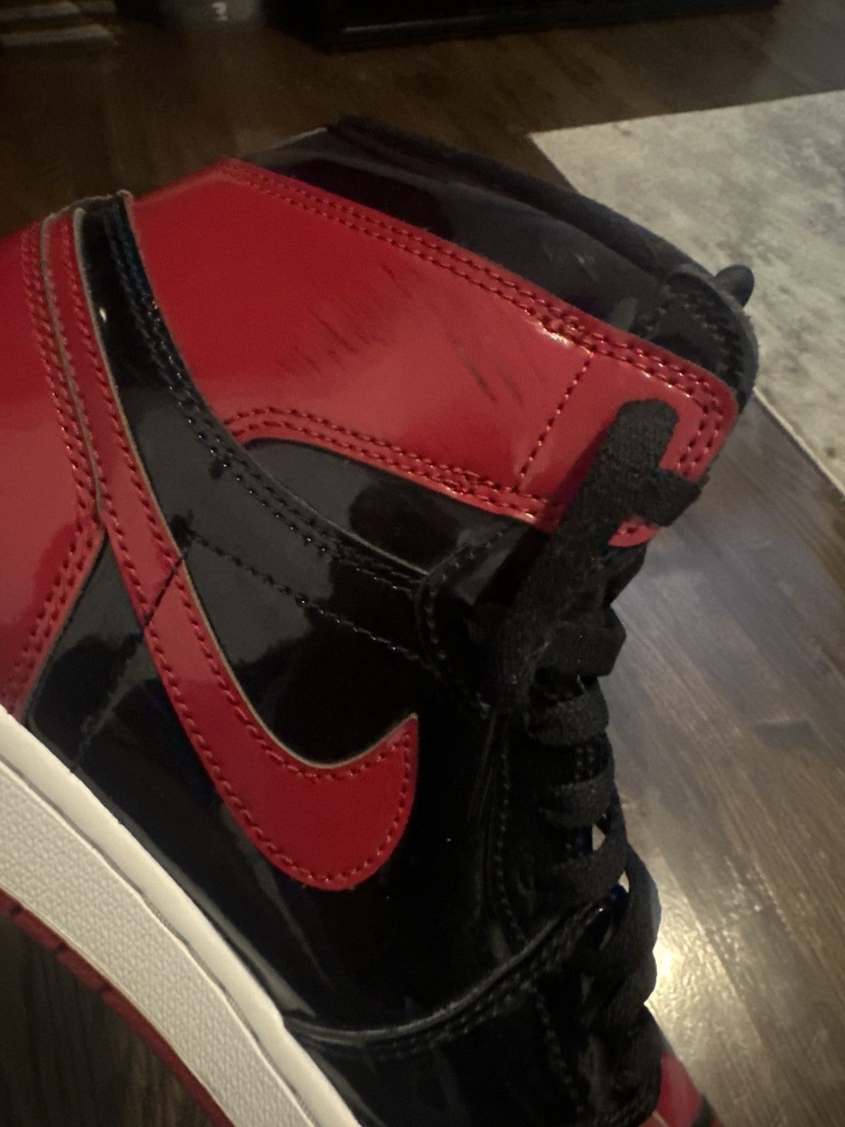 Jordan Brand Air Jordan 1 High OG “Patient Bred” Size US 10.5 / EU 43-44 - 5 Thumbnail