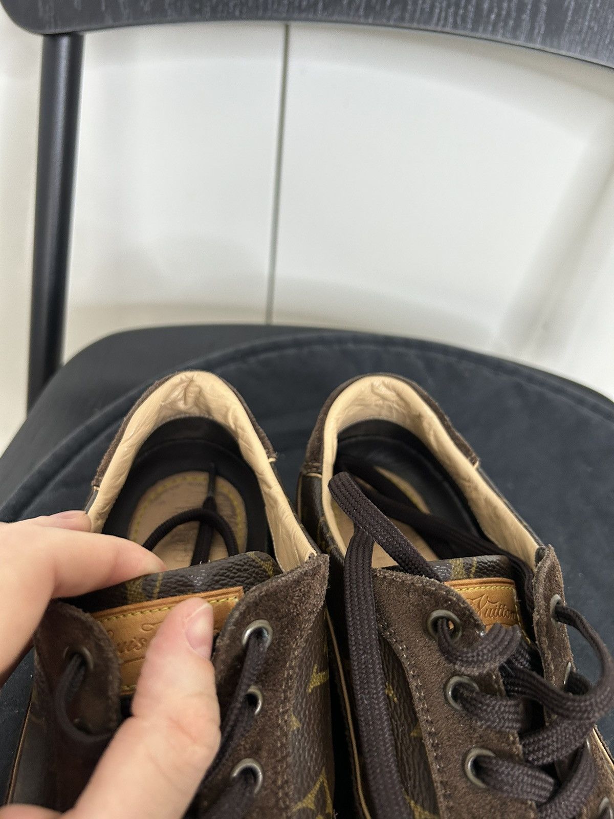 Louis Vuitton Louis Vuitton Sneakers Brown Size US 7.5 / IT 37.5 - 7 Thumbnail