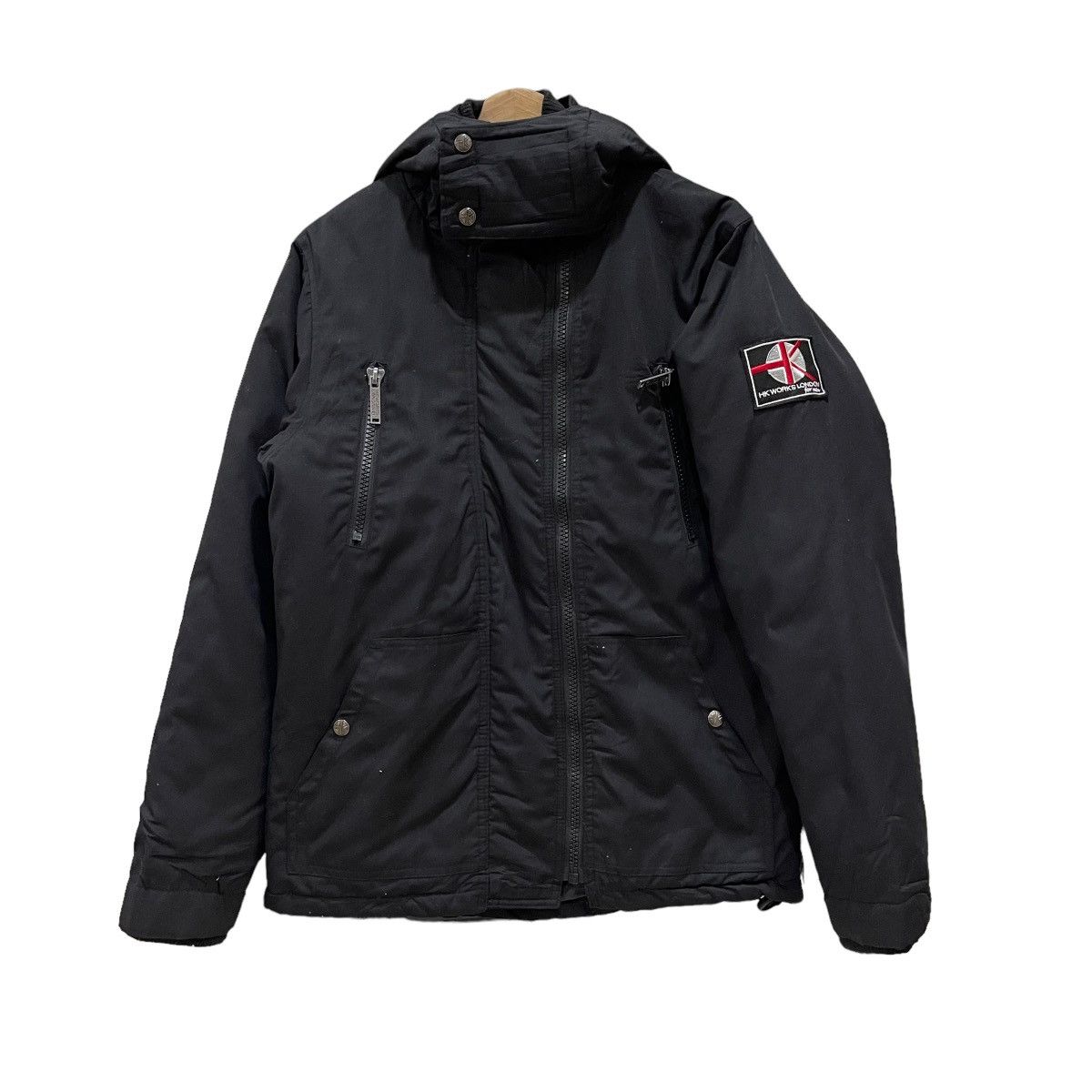 Hiroko Koshino Homme × Japanese Brand Hiroko Koshino Works London Bomber Zipper Hoodie Jacket Size US M / EU 48-50 / 2 - 1 Thumbnail