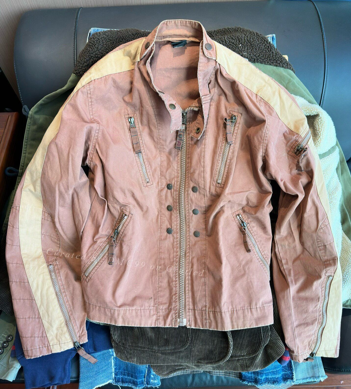 Diesel Diesel Vintage Multi-Pocket Biker Jacket Size US M / EU 48-50 / 2 - 1 Thumbnail