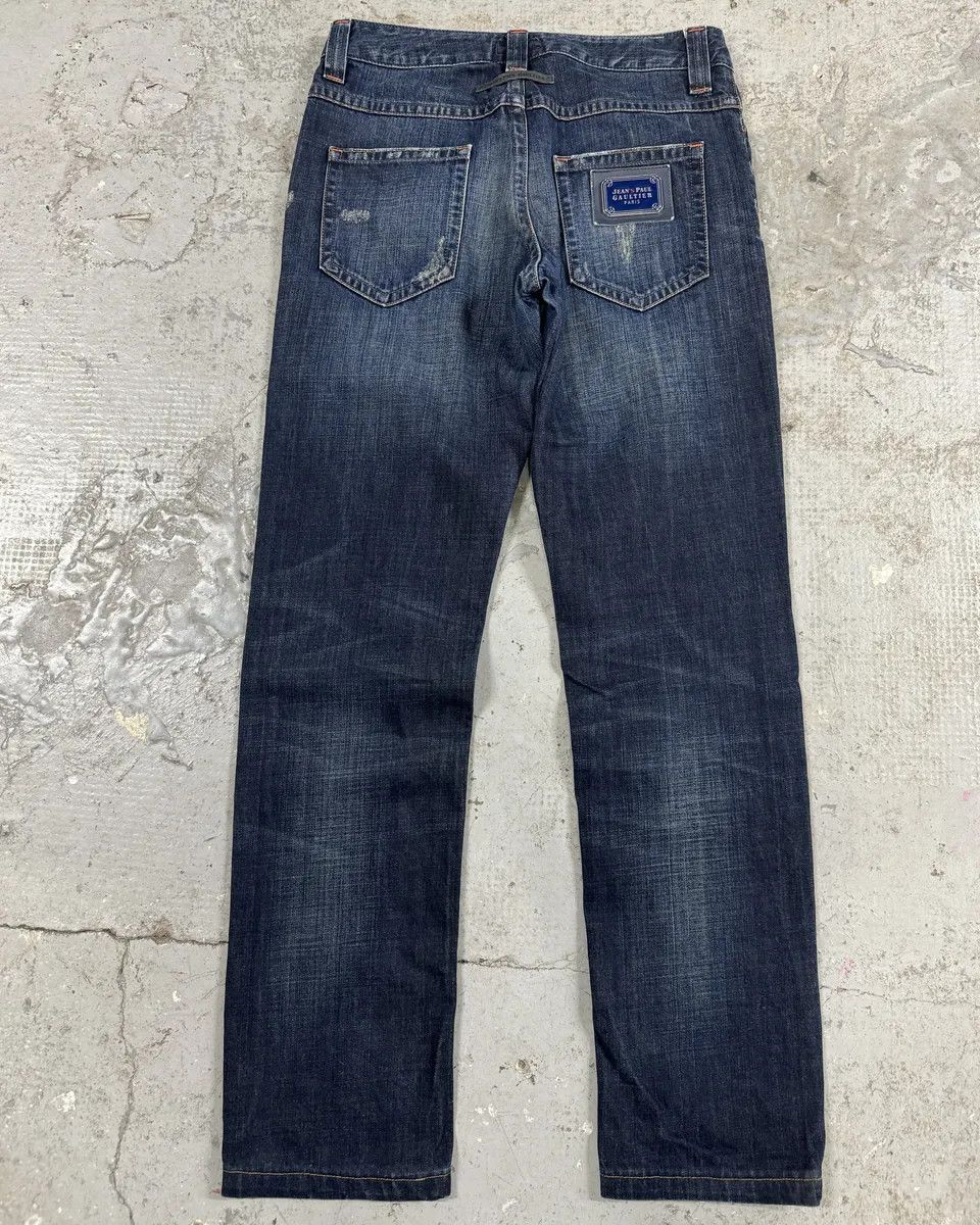 Jean Paul Gaultier 2000s Jean Paul Gaultier Washed Denim Jeans Size US 30 / EU 46 - 1 Thumbnail
