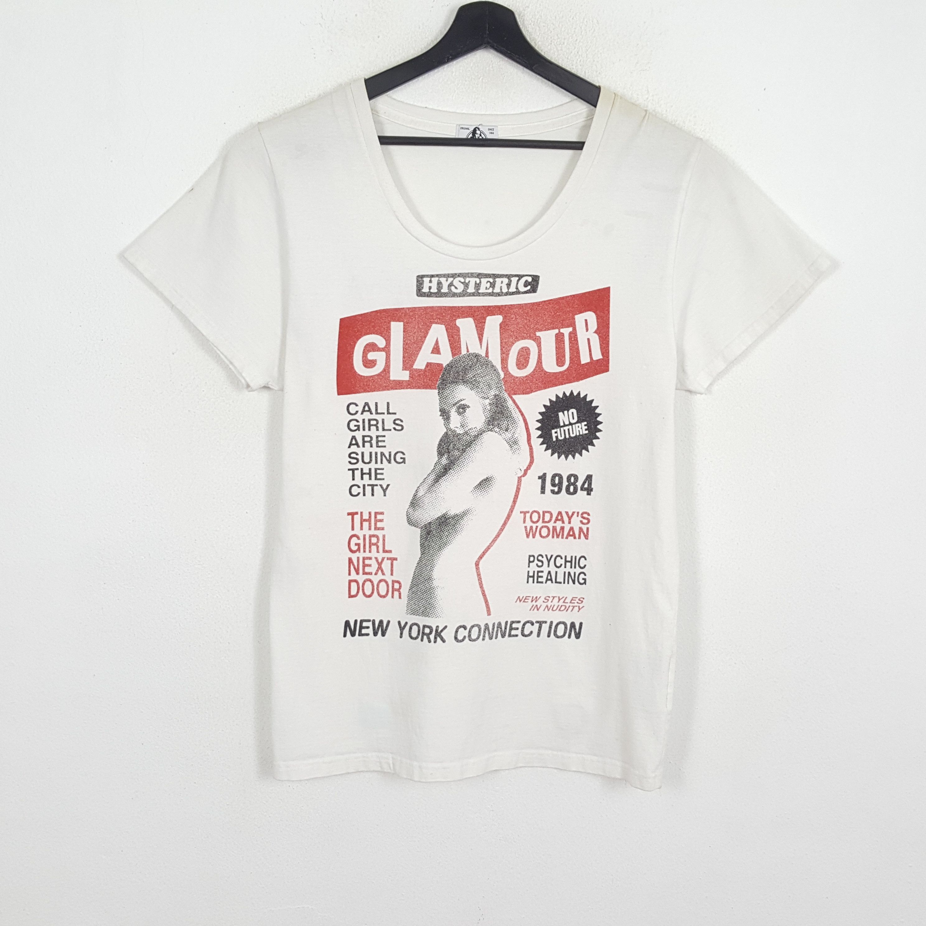 Hysteric Glamour × Japanese Brand × Vintage HYSTERIC GLAMOUR Japanese Brand Women Tshirt Size M / US 6-8 / IT 42-44 - 1 Thumbnail