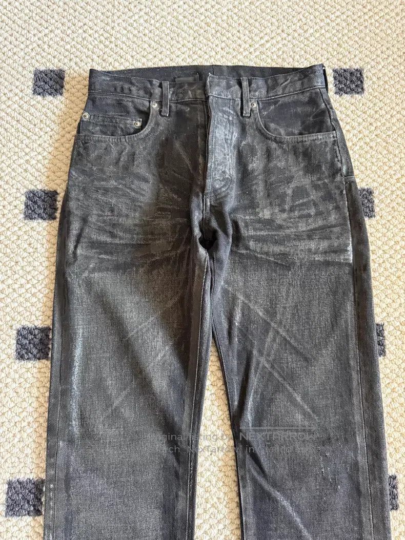 Dior Dior Black leather with ghost claw denim jeans i Size US 28 / EU 44 - 3 Thumbnail