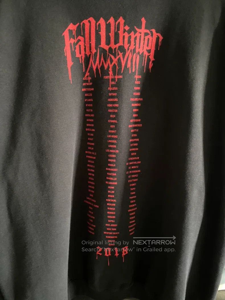 Vetements Vetements Blood Drop Son Vajra Thick Hoodie Size US M / EU 48-50 / 2 - 4 Thumbnail