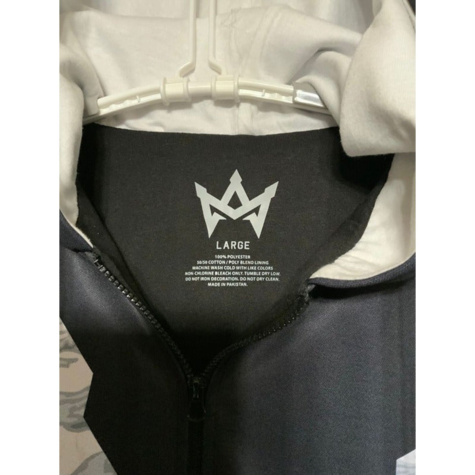Unknown London Neace Black Windbreaker Jacket Mens Size Large L USED Size US L / EU 52-54 / 3 - 6 Thumbnail