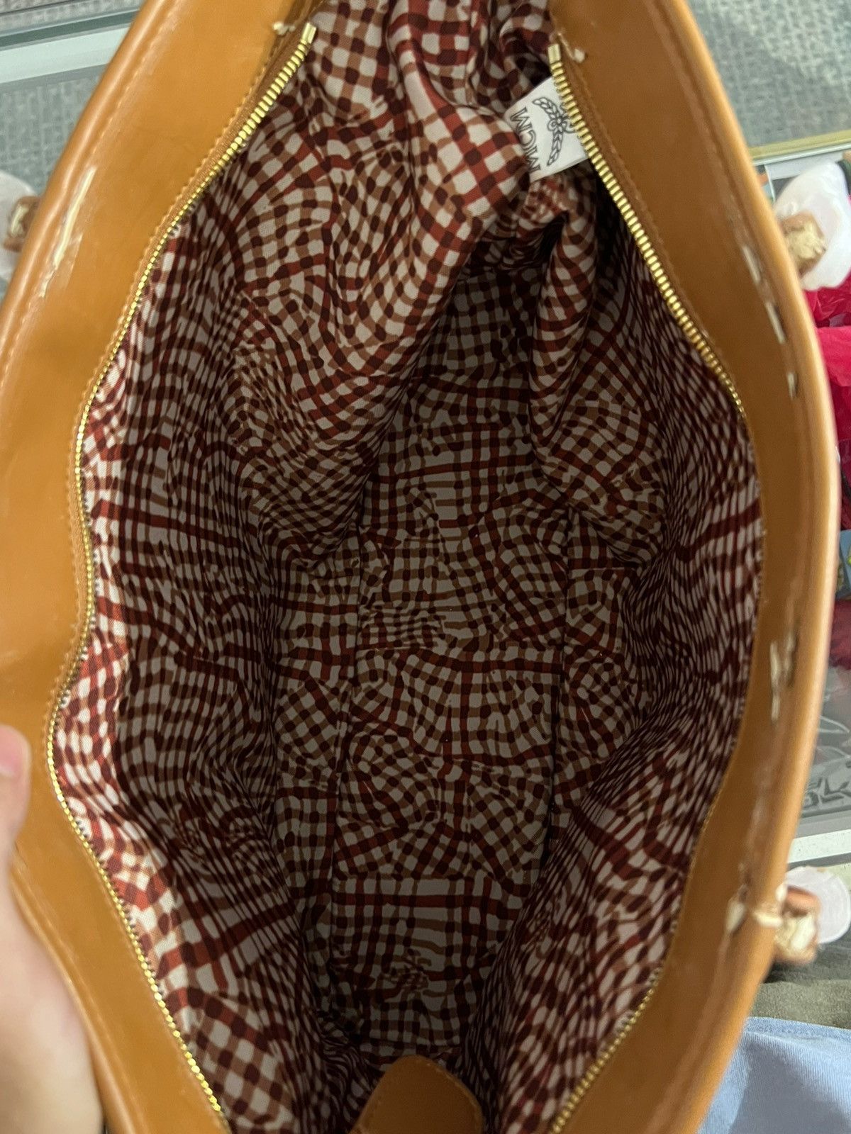 MCM MCM Top-Zip Shopper Tote Bag Size ONE SIZE - 9 Thumbnail
