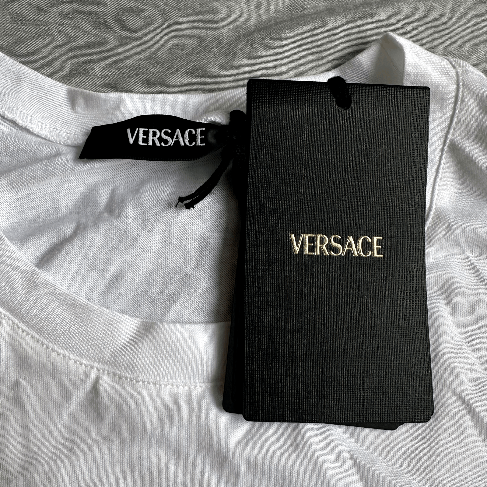 Versace Versace White Shirt With Golden Medusa Head On Chest Size M Size M / US 6-8 / IT 42-44 - 3 Thumbnail