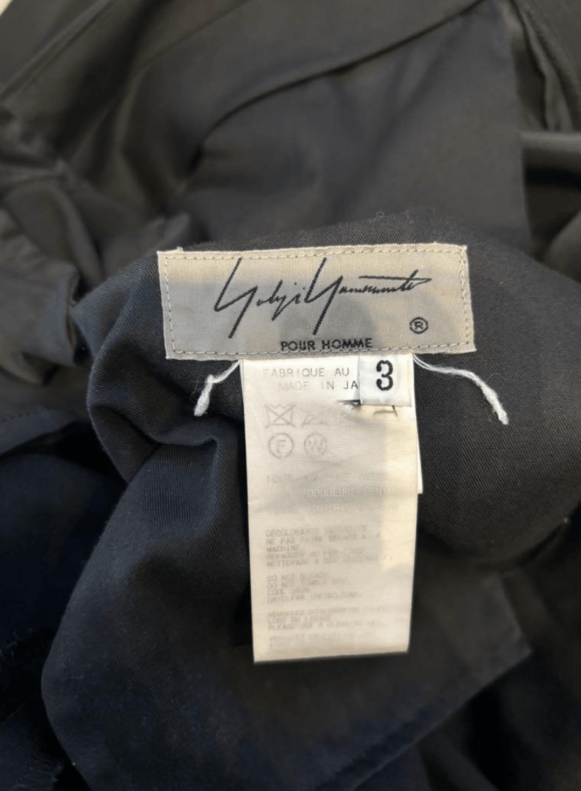 Yohji Yamamoto Yohji Yamamoto Pour Homme - Wool Left Pleats Mackin Pants Size US 32 / EU 48 - 11 Thumbnail