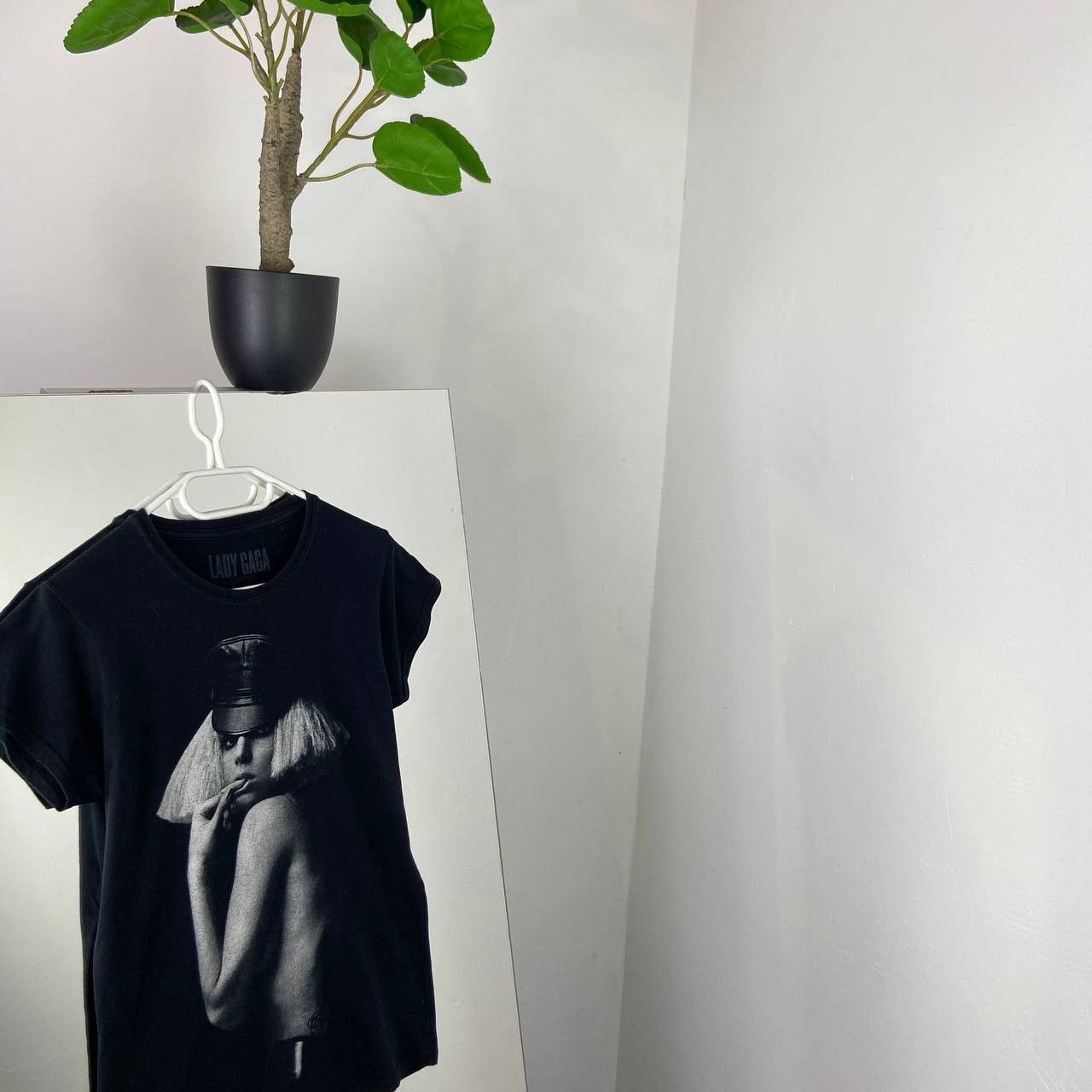 Band Tees Lady Gaga Pop AOP Face Logo Womens T-Shirt Size S / US 4 / IT 40 - 1 Thumbnail