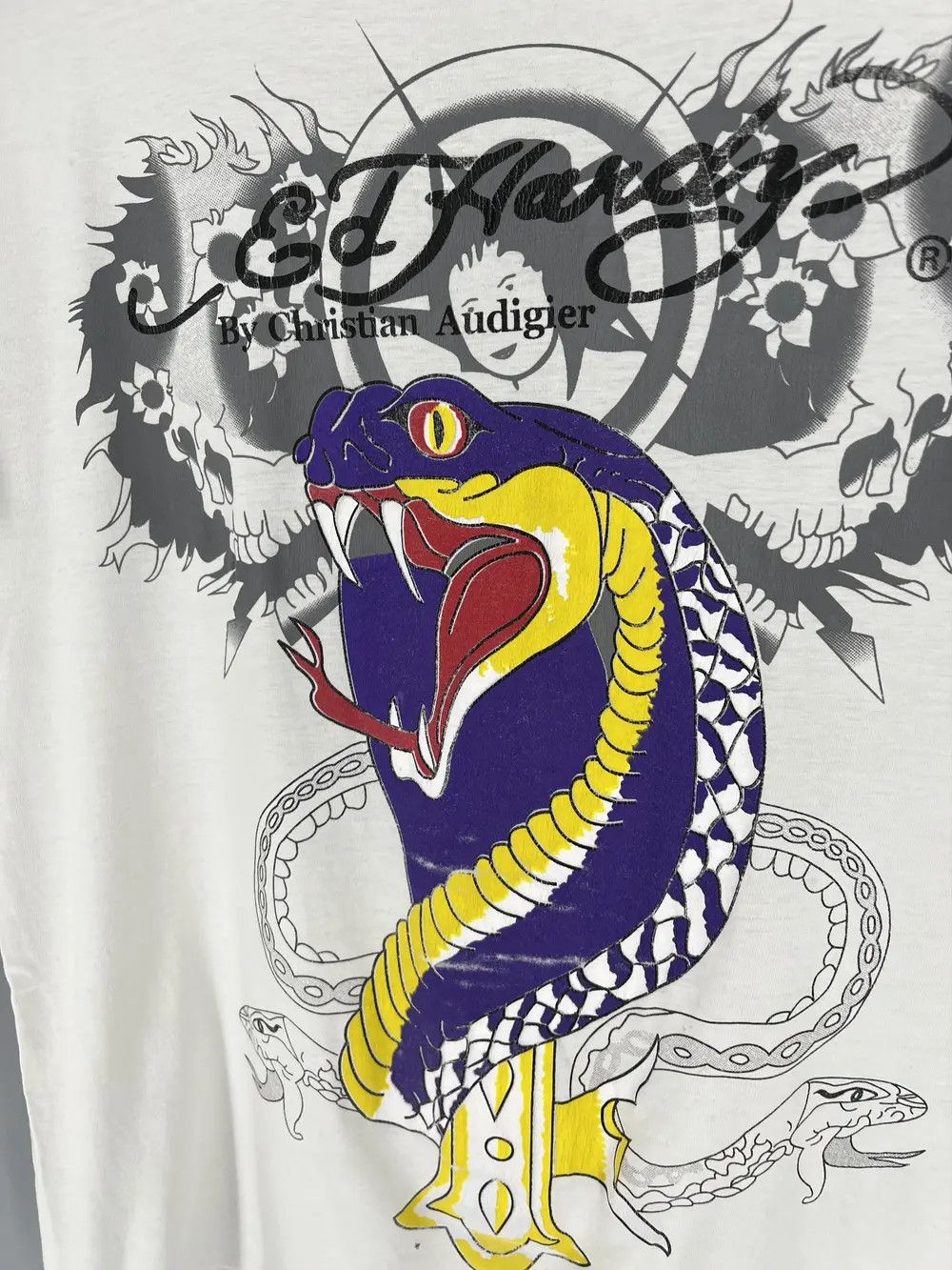 Ed Hardy Vintage Y2k Ed Hardy T-Shirt Size XL Size US XL / EU 56 / 4 - 11 Thumbnail
