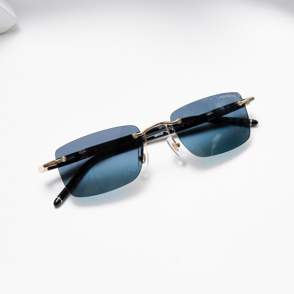 Montblanc MONTBLANC MB0344S 008 SUNGLASSES Size ONE SIZE - 6 Thumbnail