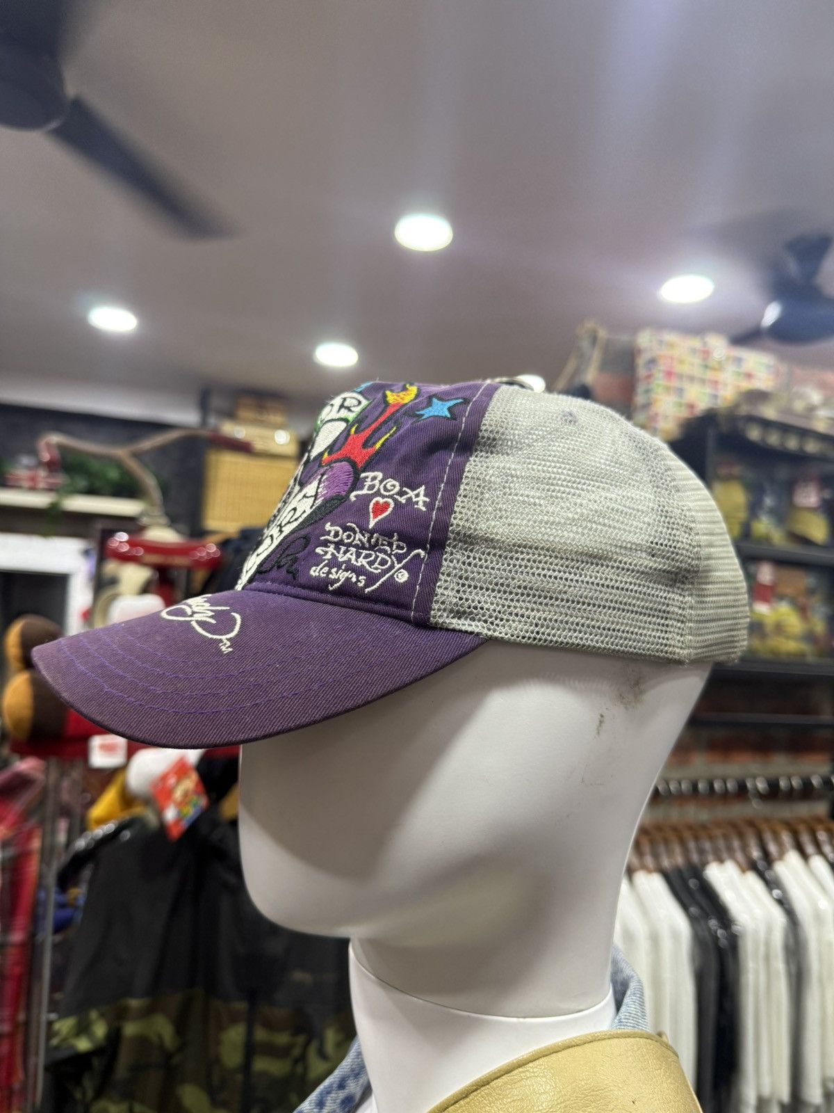 Ed Hardy × Vintage Vintage Ed Hardy Trucker Caps Size ONE SIZE - 2 Thumbnail