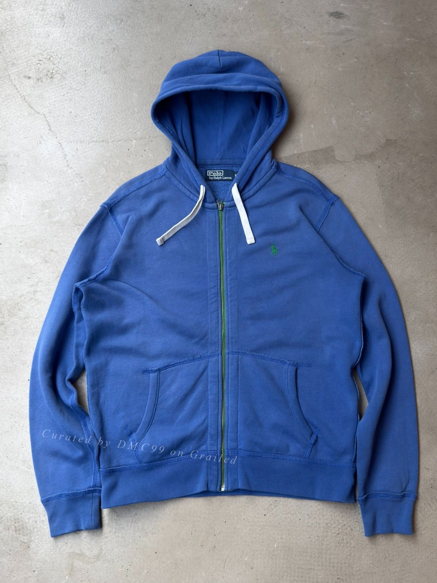 Vintage Vintage Ralph Lauren Hooded Sweatshirt Size US M / EU 48-50 / 2 - 1 Thumbnail