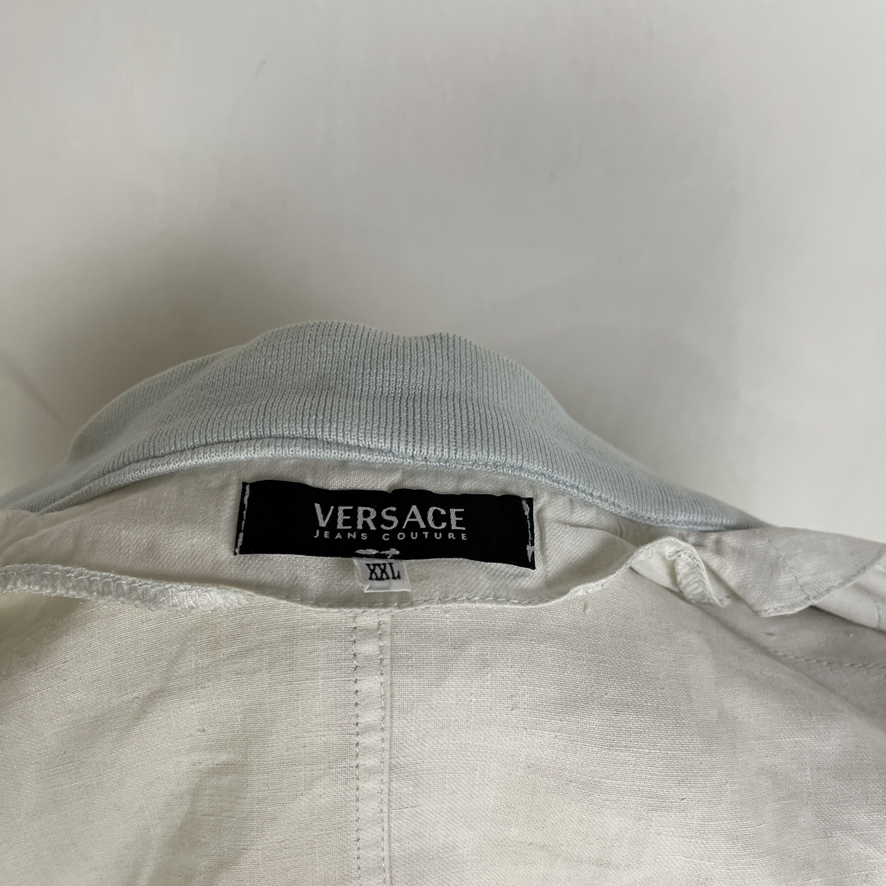 Versace Giacca Versace Jeans Couture Lino – XXL Size US XXL / EU 58 / 5 - 12 Thumbnail