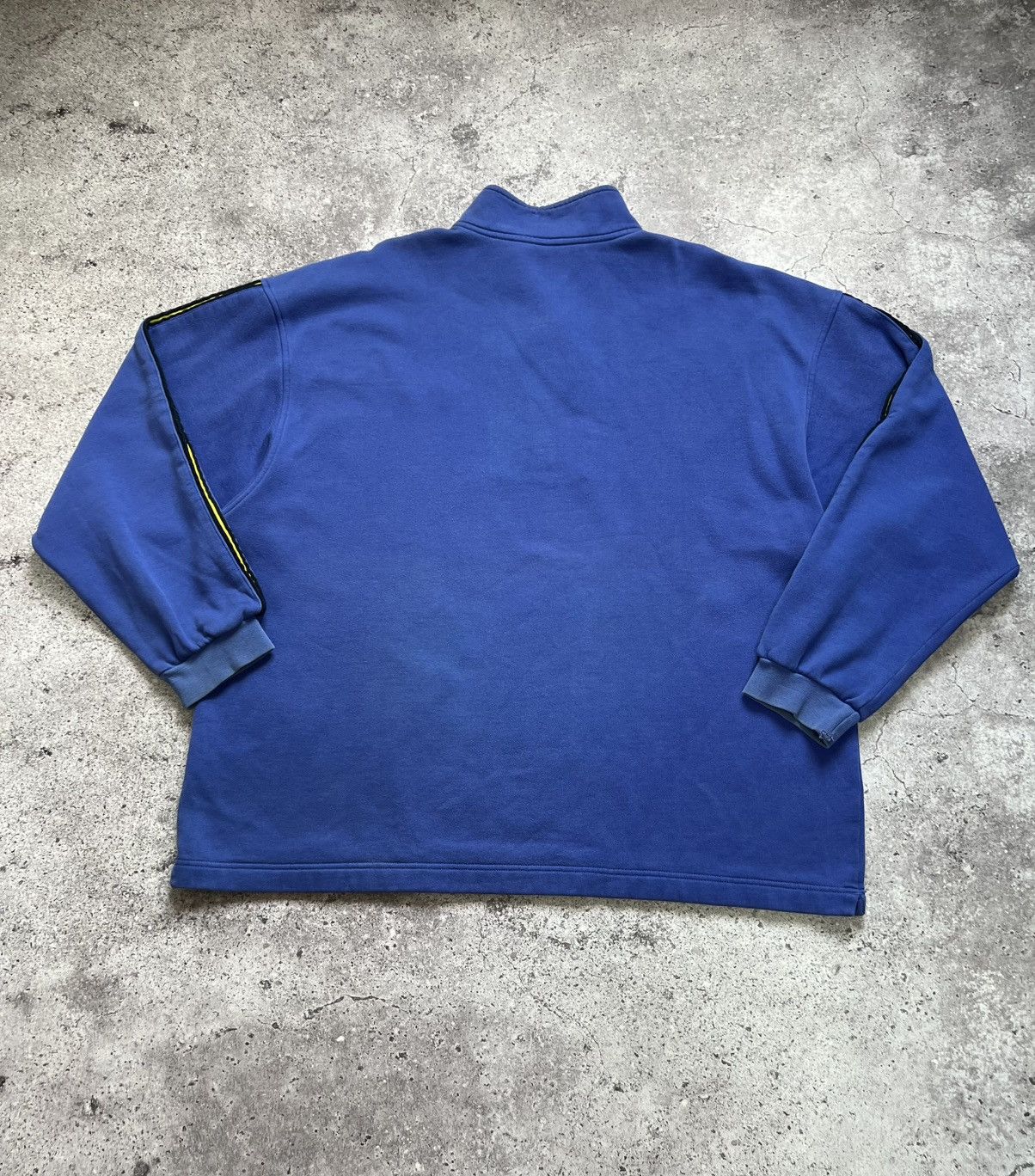 Vintage Vintage 90s Nike Sweatshirt 1/4 Zip Blue Size US XL / EU 56 / 4 - 15 Thumbnail