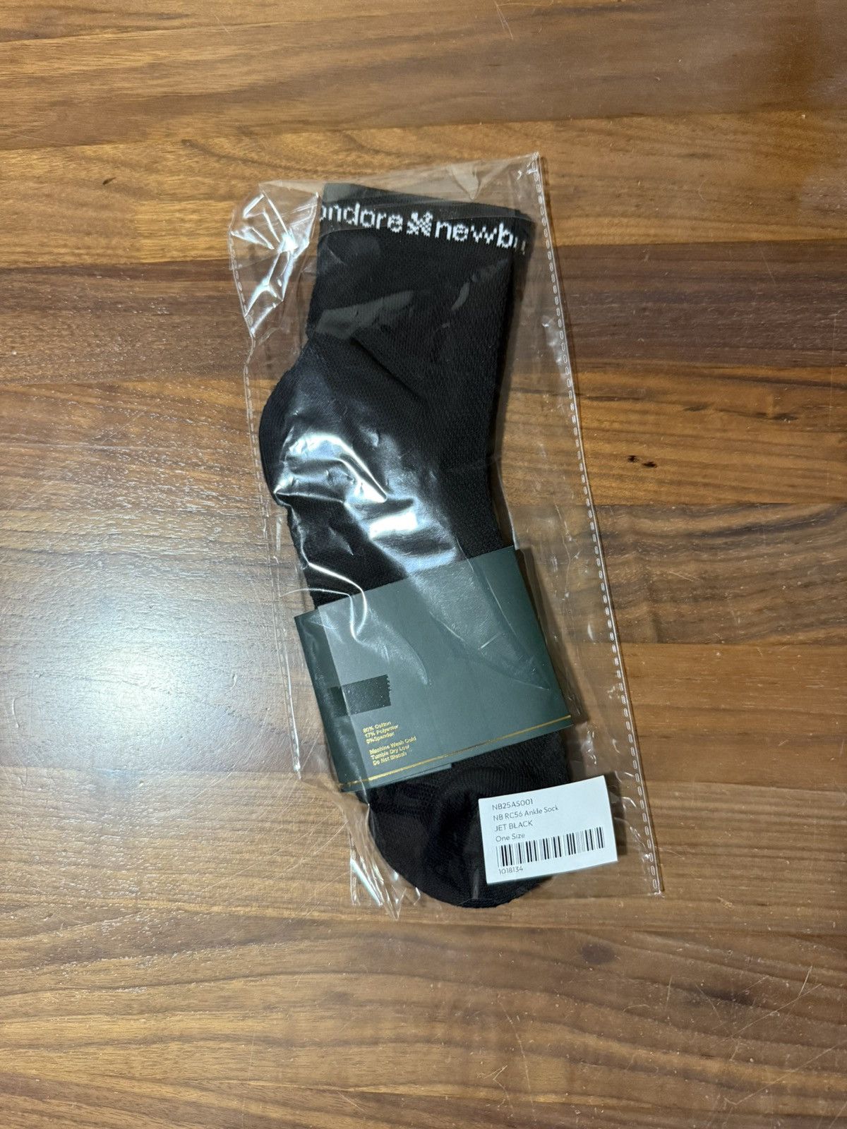 Aime Leon Dore × New Balance Aime Leon Dore ALD New Balance NB RC56 Ankle Sock Jet Black Size ONE SIZE - 4 Thumbnail