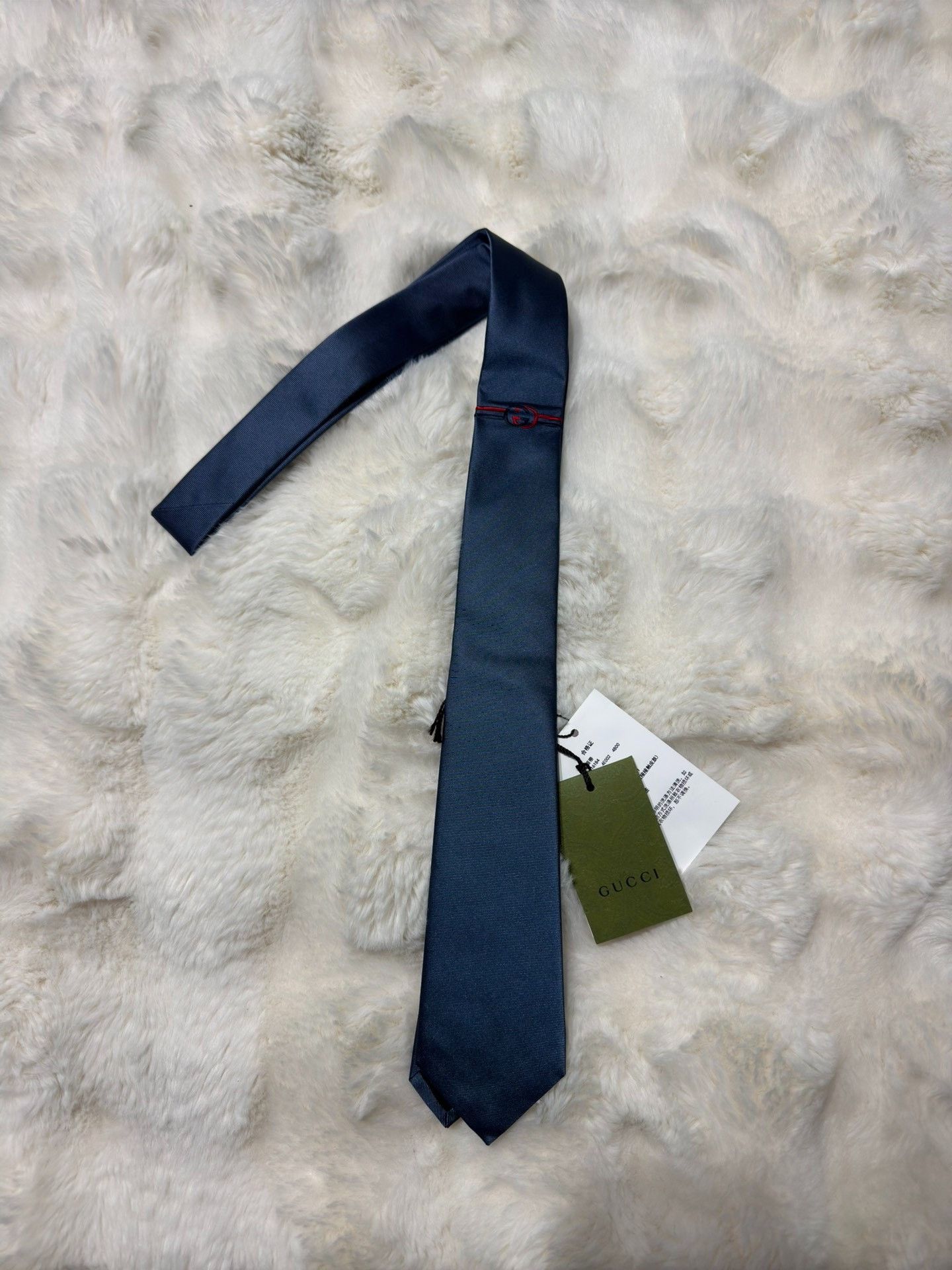 Gucci Gucci's new double Glogo silk tie 2501-Nextarrow Size ONE SIZE - 1 Thumbnail