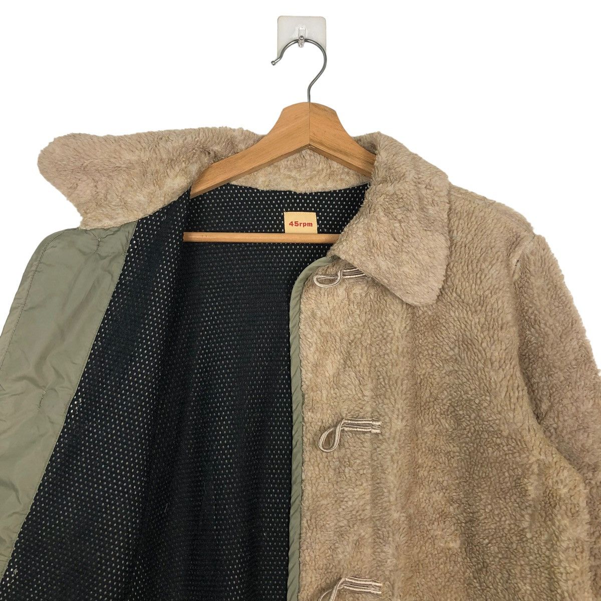 45rpm 🔥MANDARIN DESIGN FLEECE JACKET 45RPM JAPAN MADE Size US S / EU 44-46 / 1 - 9 Thumbnail