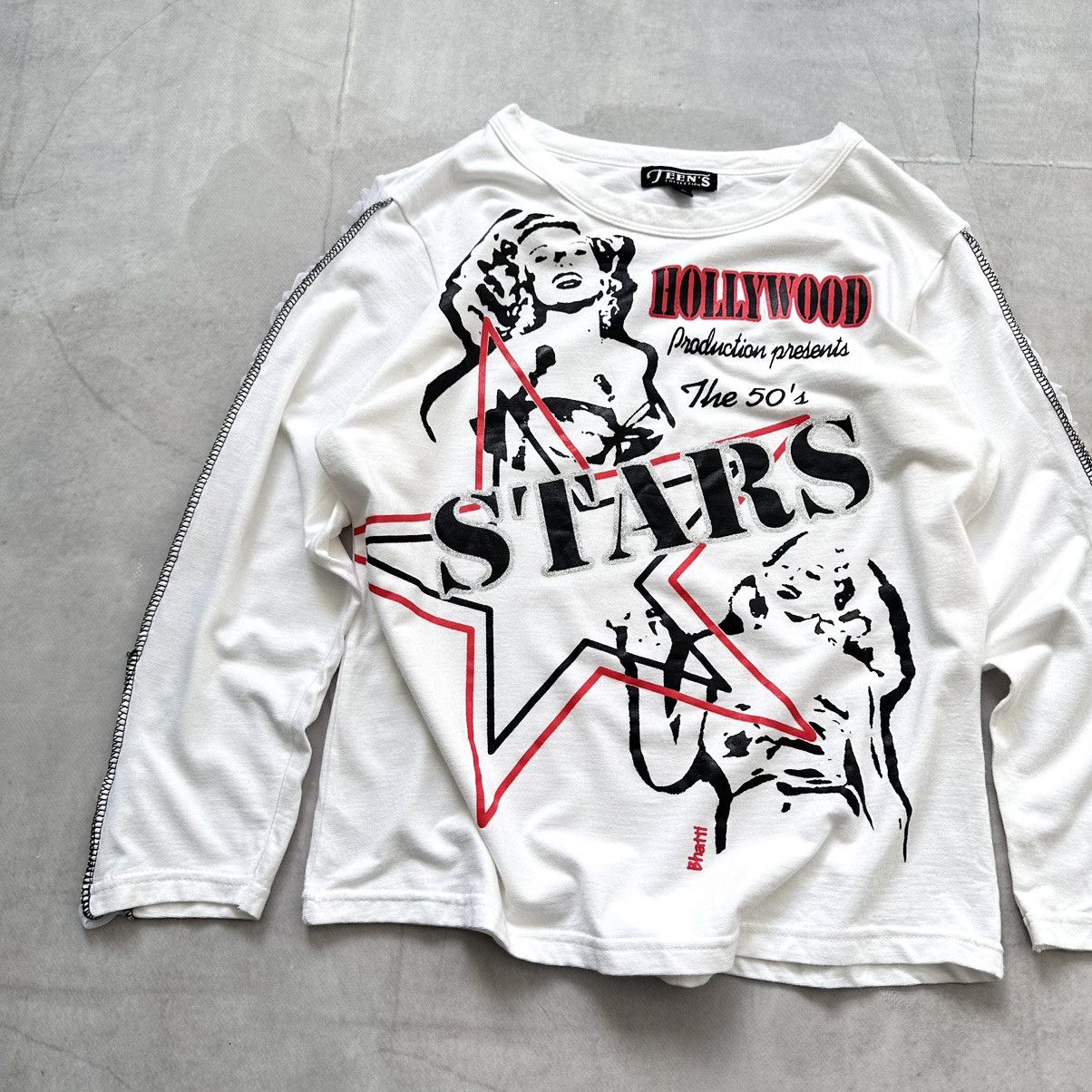 Hysteric Glamour × Undercover Punk Stars Hysteric Glamour Vibe Long Sleeve T Shirt Size L / US 10 / IT 46 - 2 Thumbnail