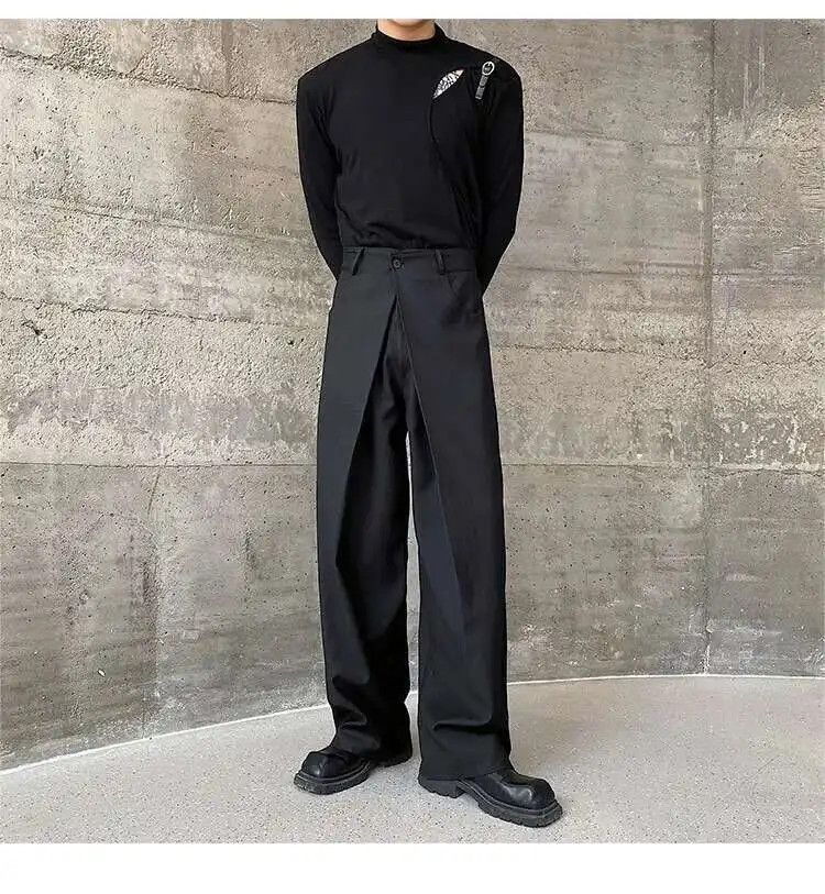Japanese Brand Asian Style Wide Leg Pants Size US 34 / EU 50 - 7 Thumbnail