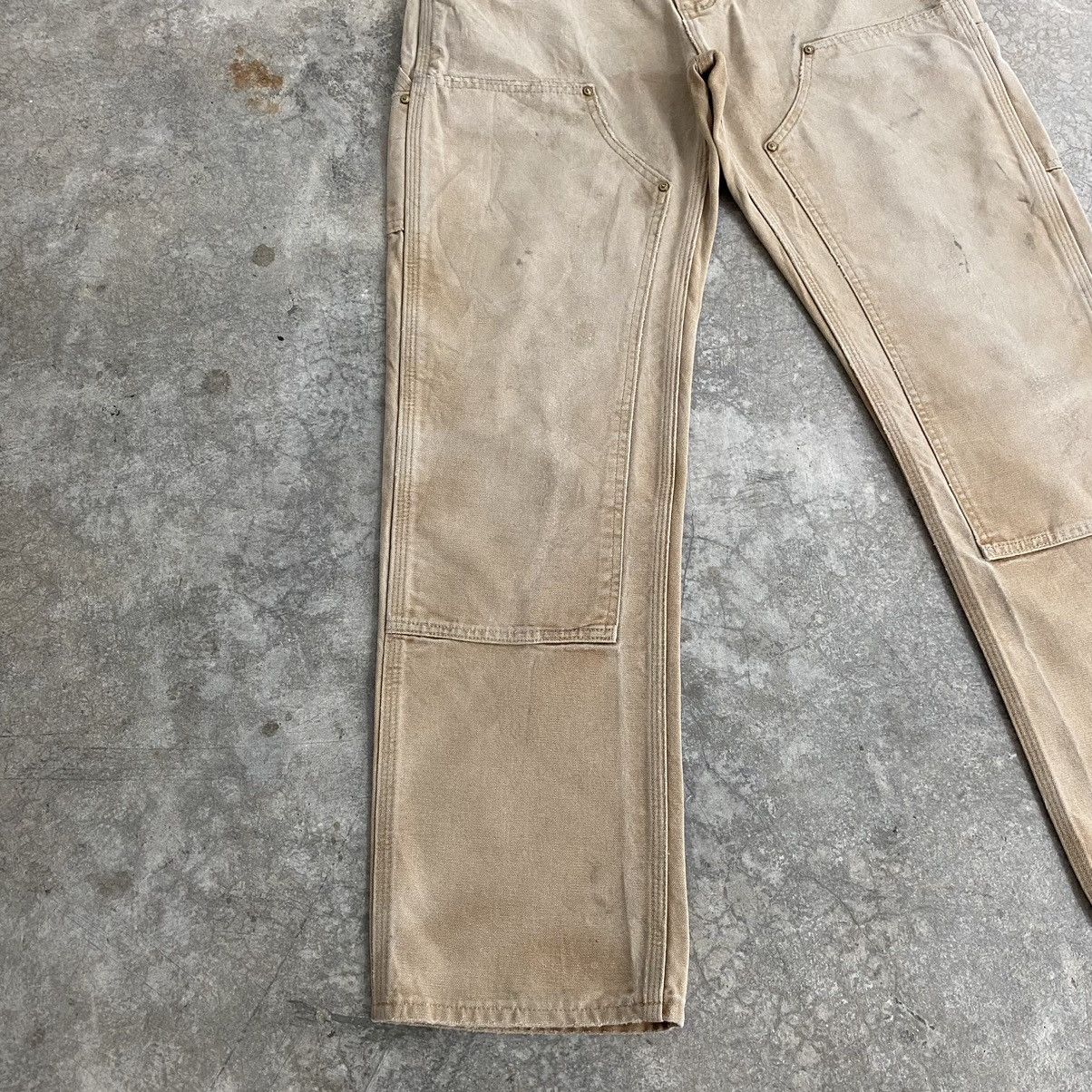 Carhartt Vintage Carhartt Double Knee Faded Tan Carpenter Pants Size US 29 - 7 Thumbnail