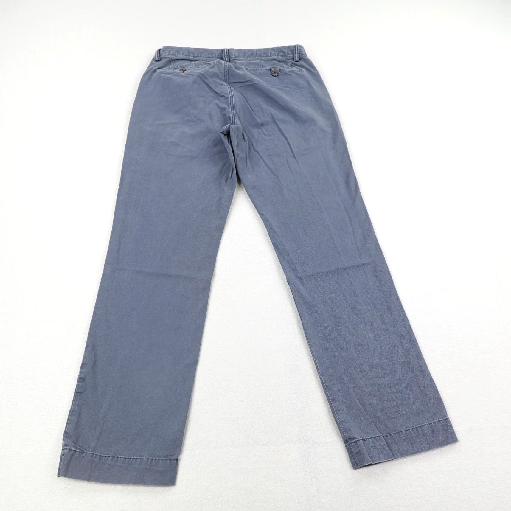 Polo Ralph Lauren POLO RALPH LAUREN Pants Mens 33x32 Blue Chino Cotton Twill Stretch Pony Logo Classic Size US XS / EU 42 / 0 - 4 Thumbnail