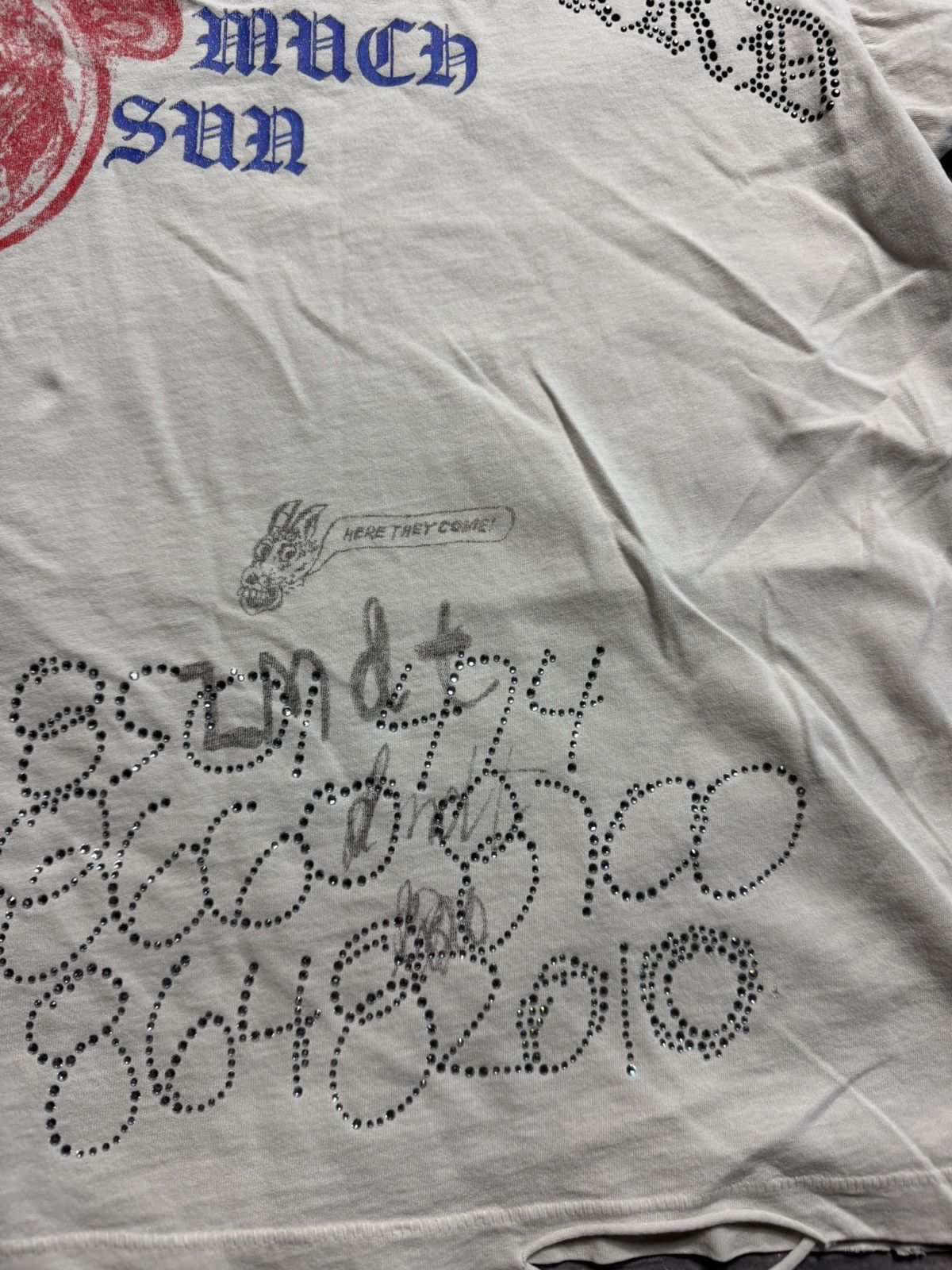Paly Hollywood Paly Hollywood HLORENZO Exclusive Rhinestone T-shirt Size US L / EU 52-54 / 3 - 10 Thumbnail