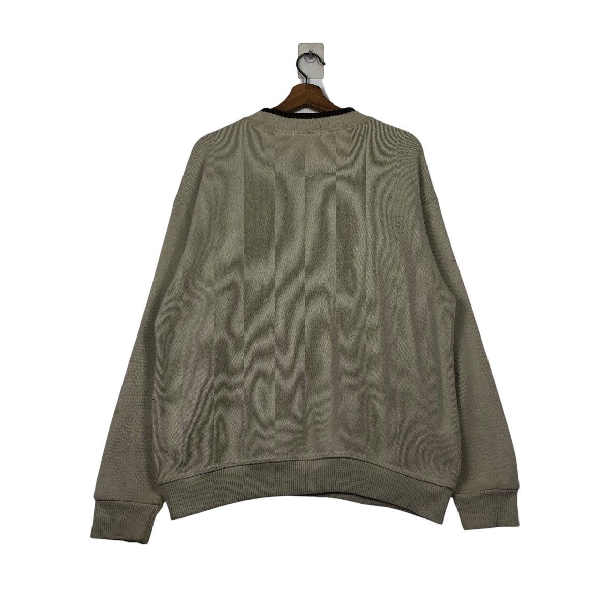 Japanese Brand Bell Parcia Collegiate Crest Crewneck Faded Olive Brown Size US L / EU 52-54 / 3 - 9 Thumbnail