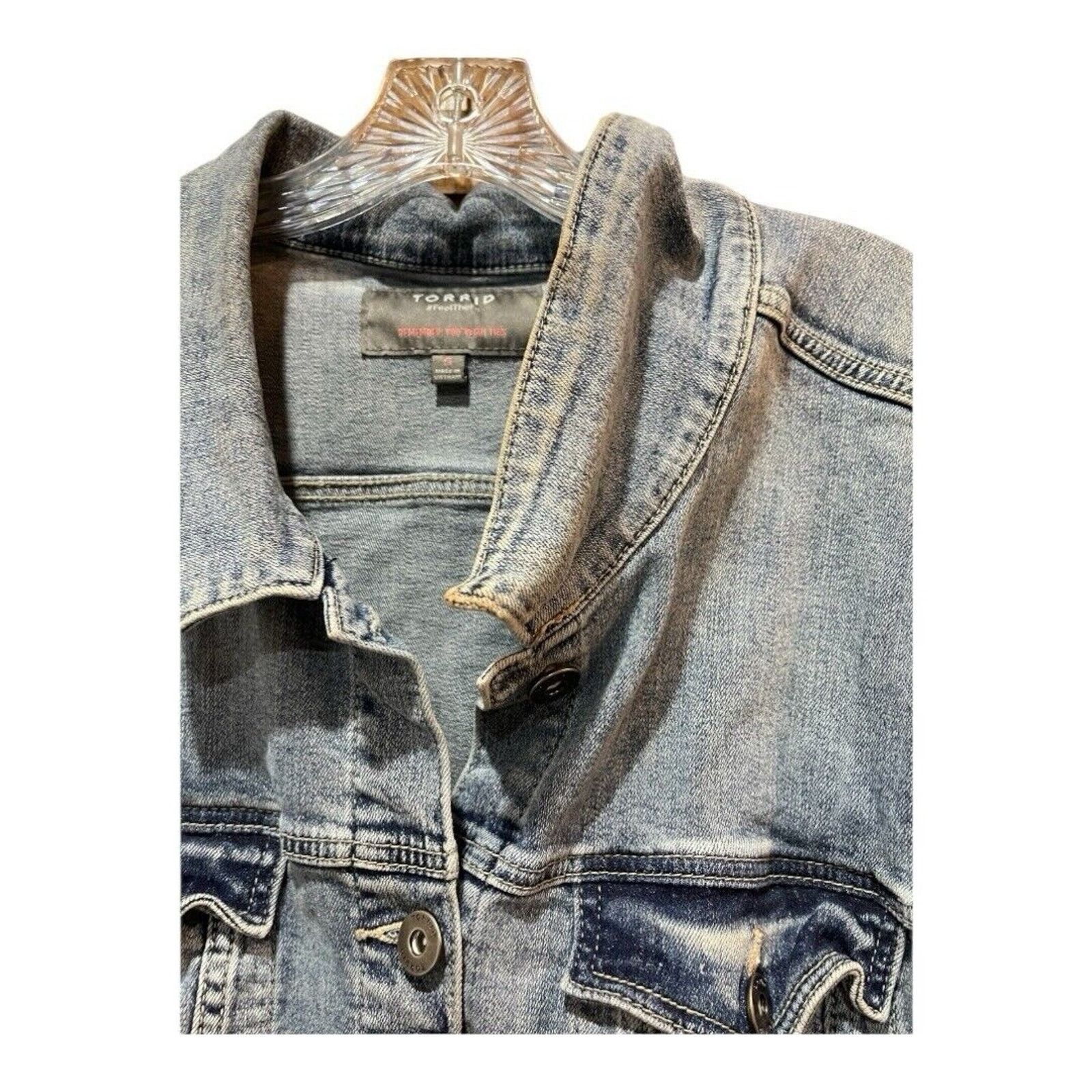 Other Torrid Denim Vest Size 4XL / US 24-26 - 3 Thumbnail