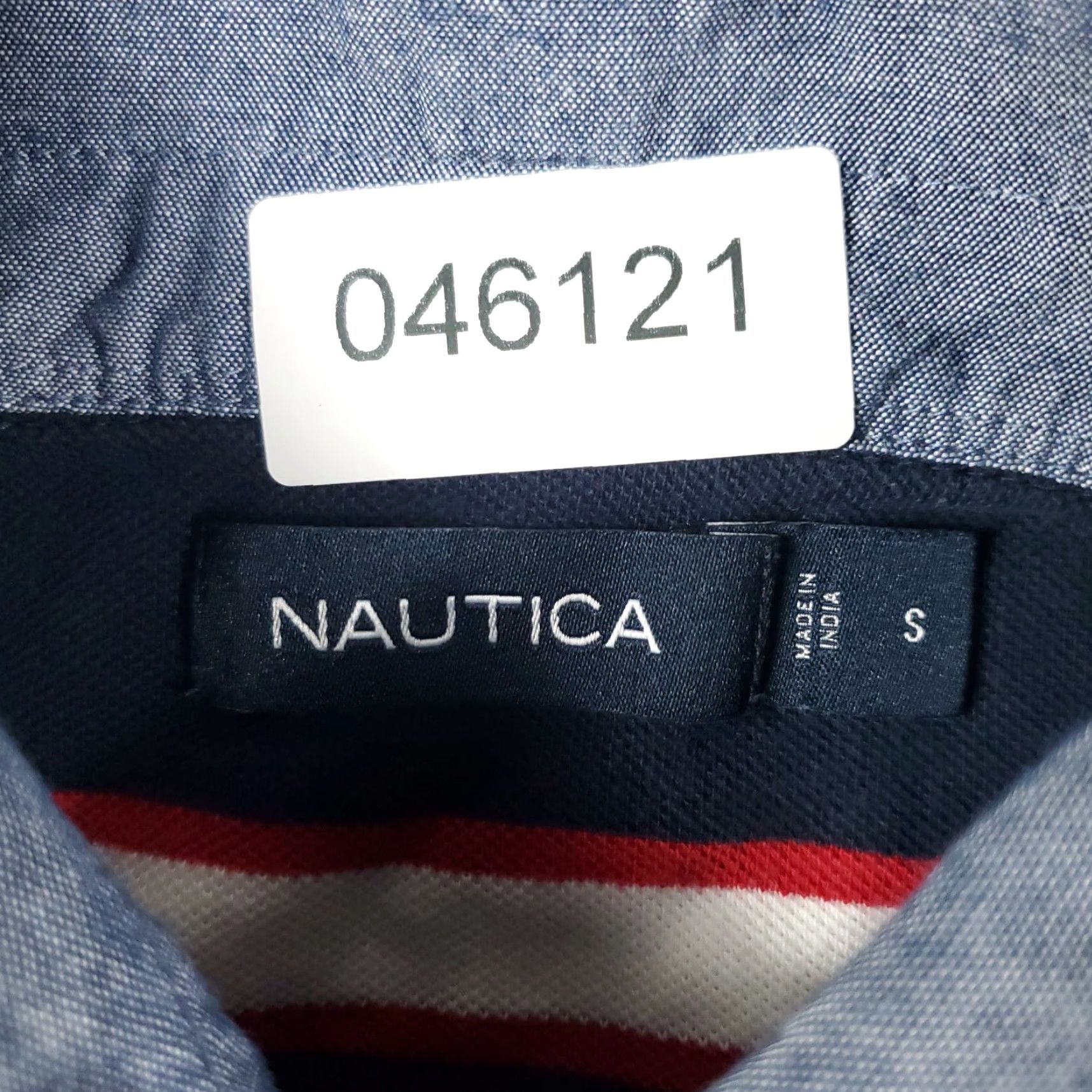 Nautica Nautica Polo Shirt Mens Small Blue Striped Casual Short Sleeve Regular Fit Size US S / EU 44-46 / 1 - 7 Thumbnail