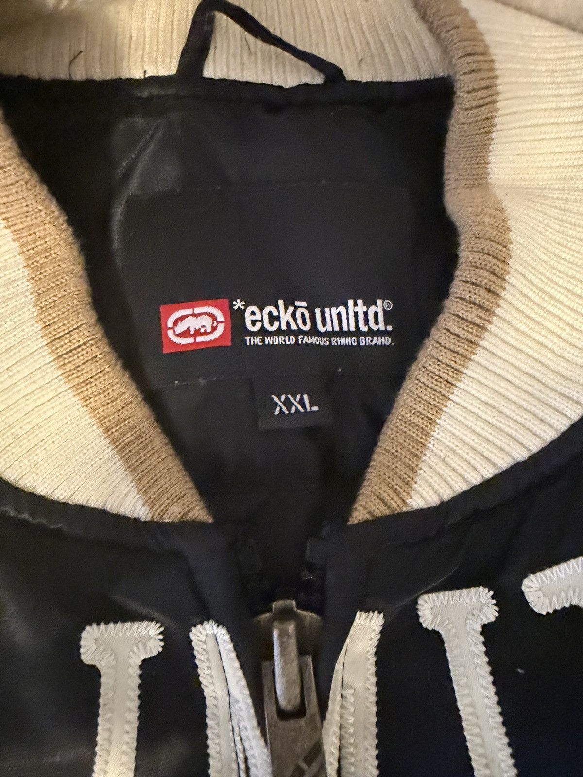 Ecko Unltd. Black Ecko Unlimited Bomber Jacket Size US XXL / EU 58 / 5 - 2 Thumbnail