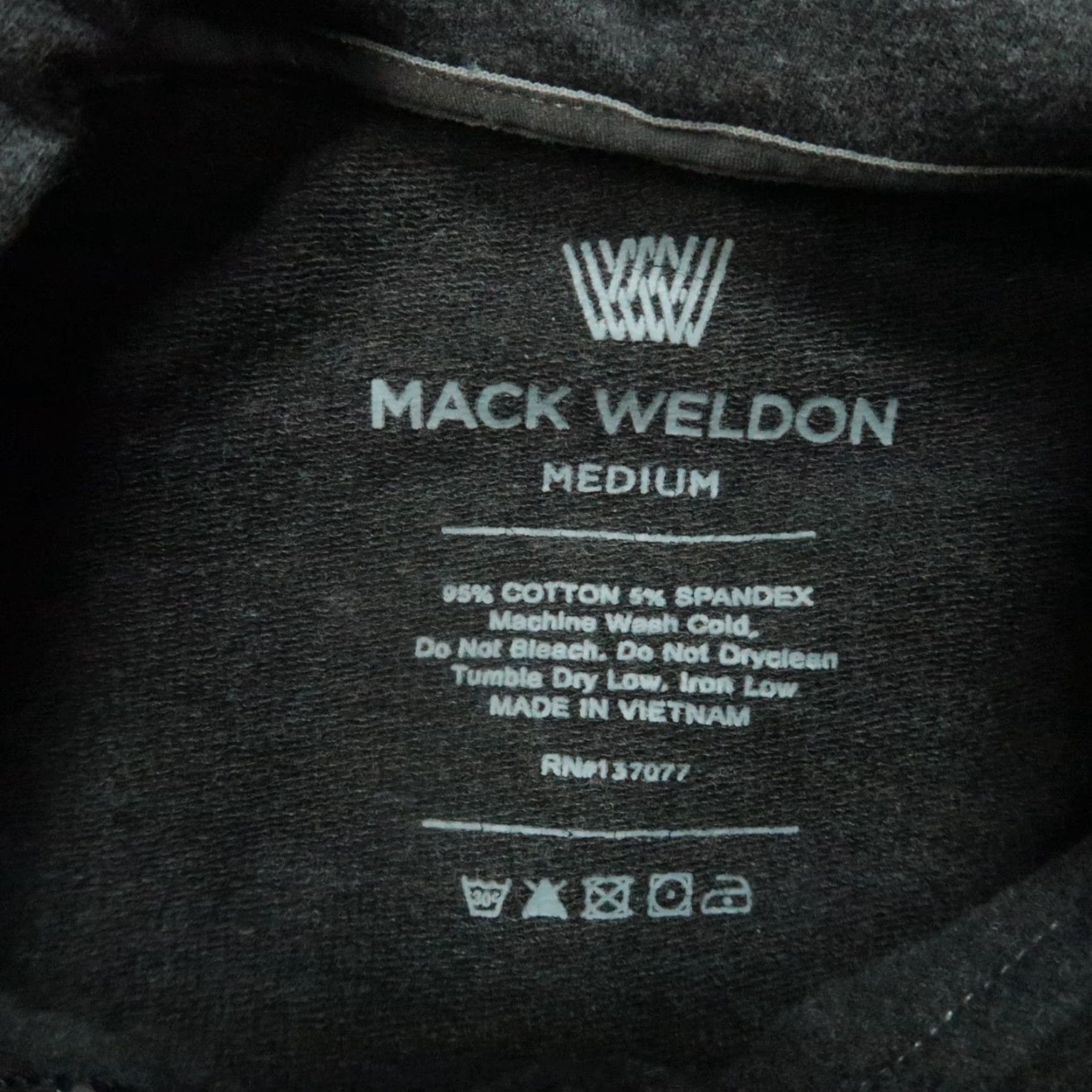 Vintage Mack Weldon Hoodie Men M Gray Full Zip Hooded Pockets Athletic Shirt Sweatshirt Men’s Size US M / EU 48-50 / 2 - 3 Thumbnail
