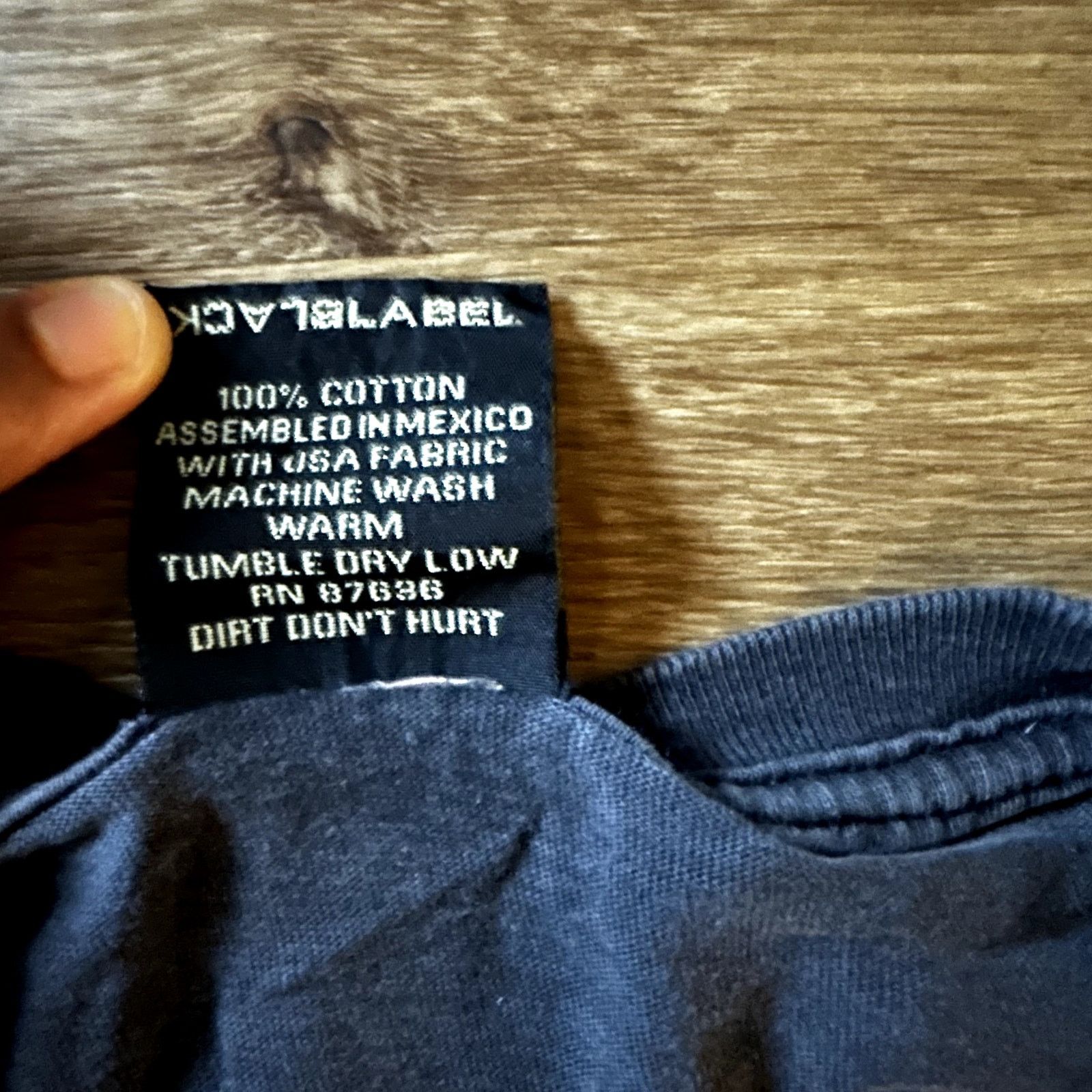 Black Label Vintage Black label T shirt Size US L / EU 52-54 / 3 - 3 Thumbnail