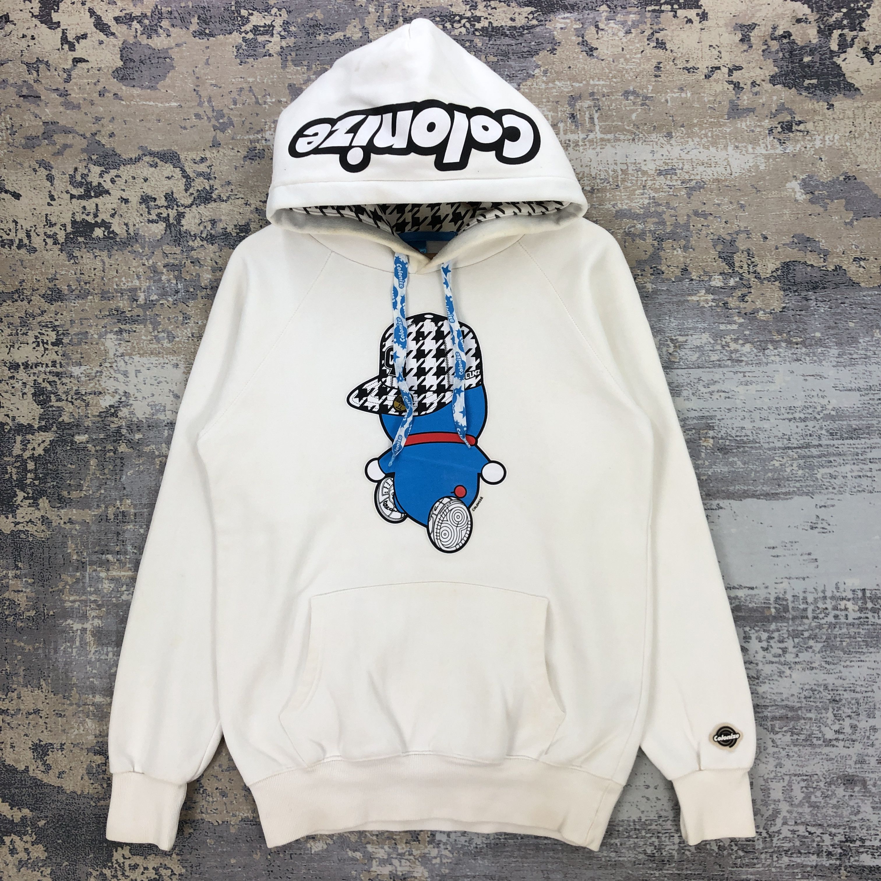 Japanese Brand × Vintage Colonize Sweater Hoodie Colonize Japanese Sweatshirt Hooded Size US M / EU 48-50 / 2 - 1 Thumbnail
