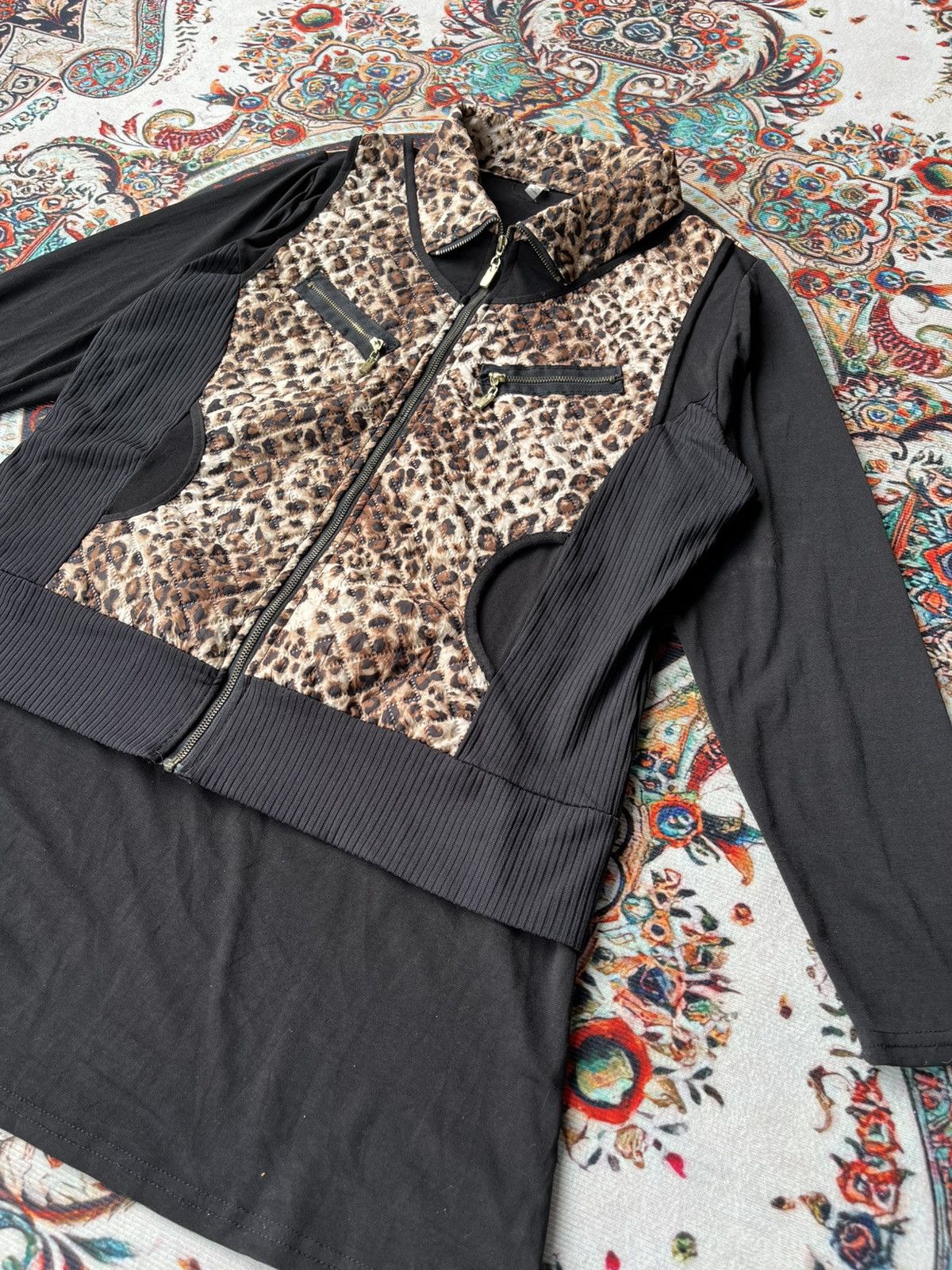 Other jacket with leopard and leather Size M / US 6-8 / IT 42-44 - 3 Thumbnail