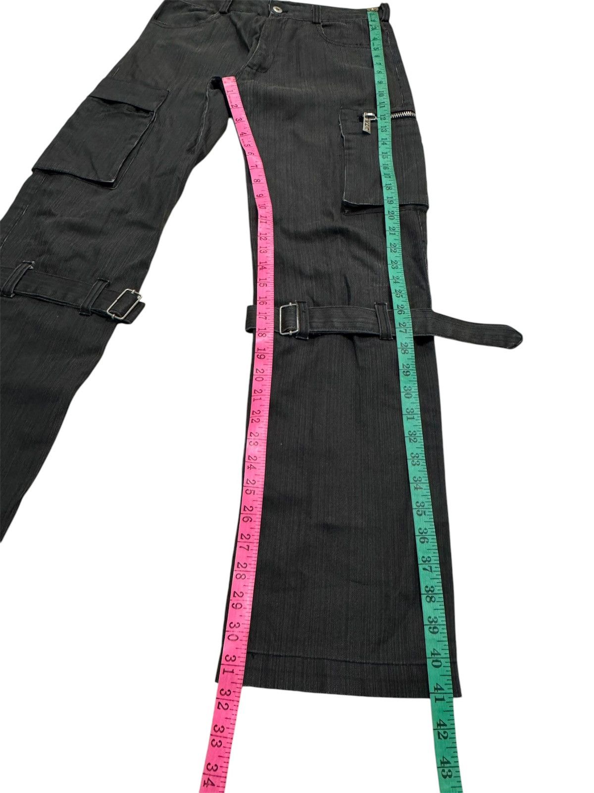 Japanese Brand JAPANESE STYLE IN THE ATTIC GOTH BONDAGE PUNK CARGO PANTS Size US 29 - 23 Thumbnail