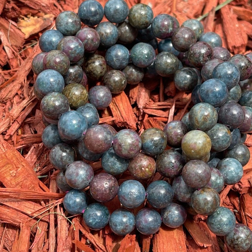 Other Ruby in Fuchsite beaded bracelet 6.75” crystal healing emoti Size ONE SIZE - 2 Thumbnail