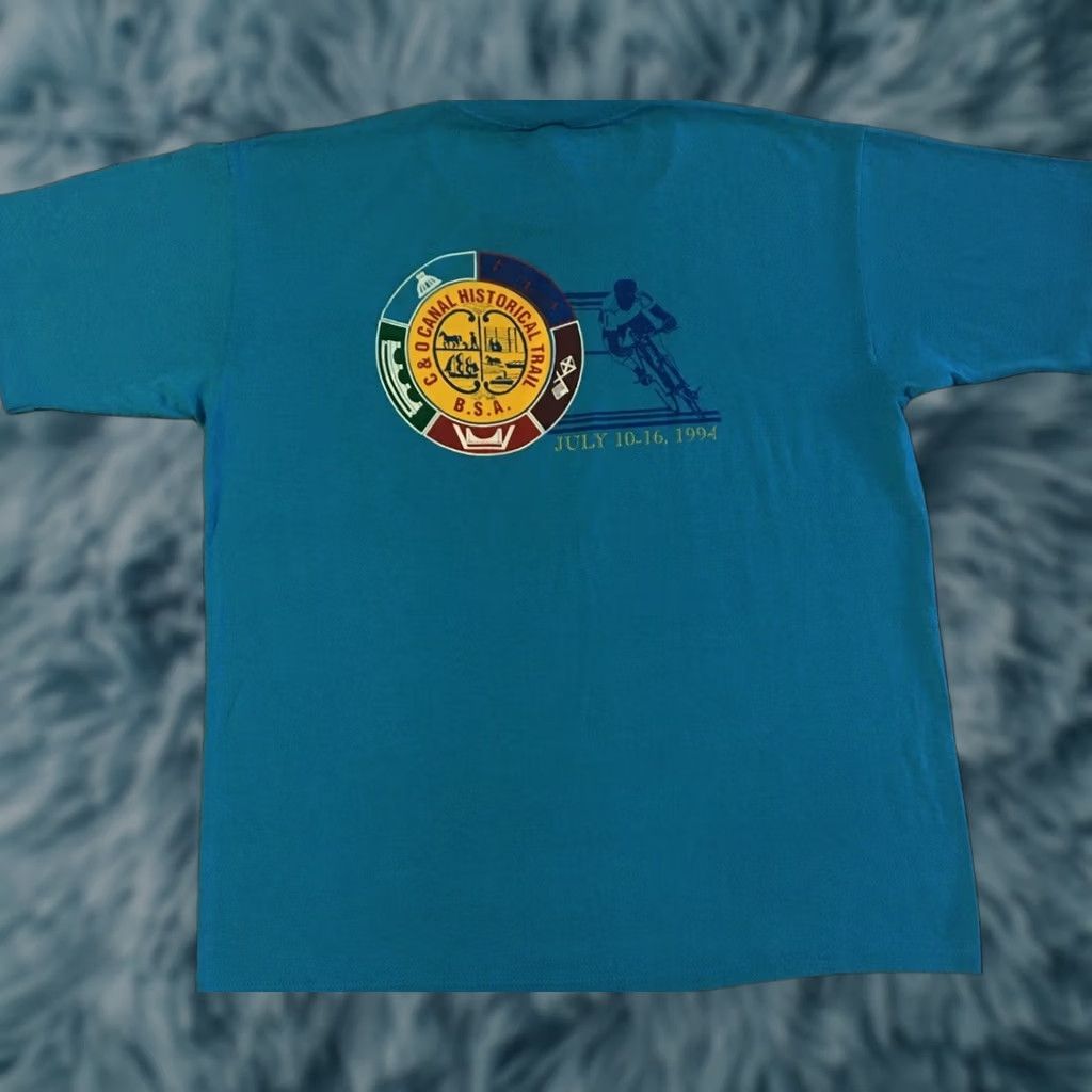 Vintage VINTAGE Troop 1070 BSA Faded Shirt XL Boy Scouts Maryland Cycling Track Grunge Shirt Size US XL / EU 56 / 4 - 1 Thumbnail