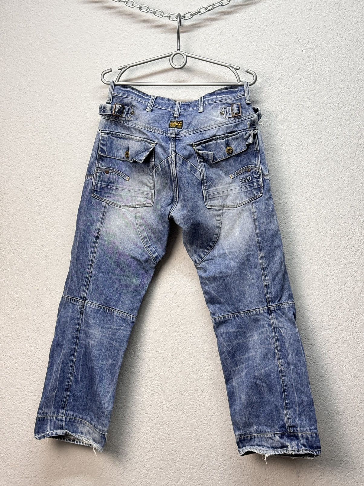 If Six Was Nine × Japanese Brand × Yohji Yamamoto VTG Yohji Yamamoto Junya Watanabe Style Bondage Cargo Pants Size US 30 / EU 46 - 9 Thumbnail
