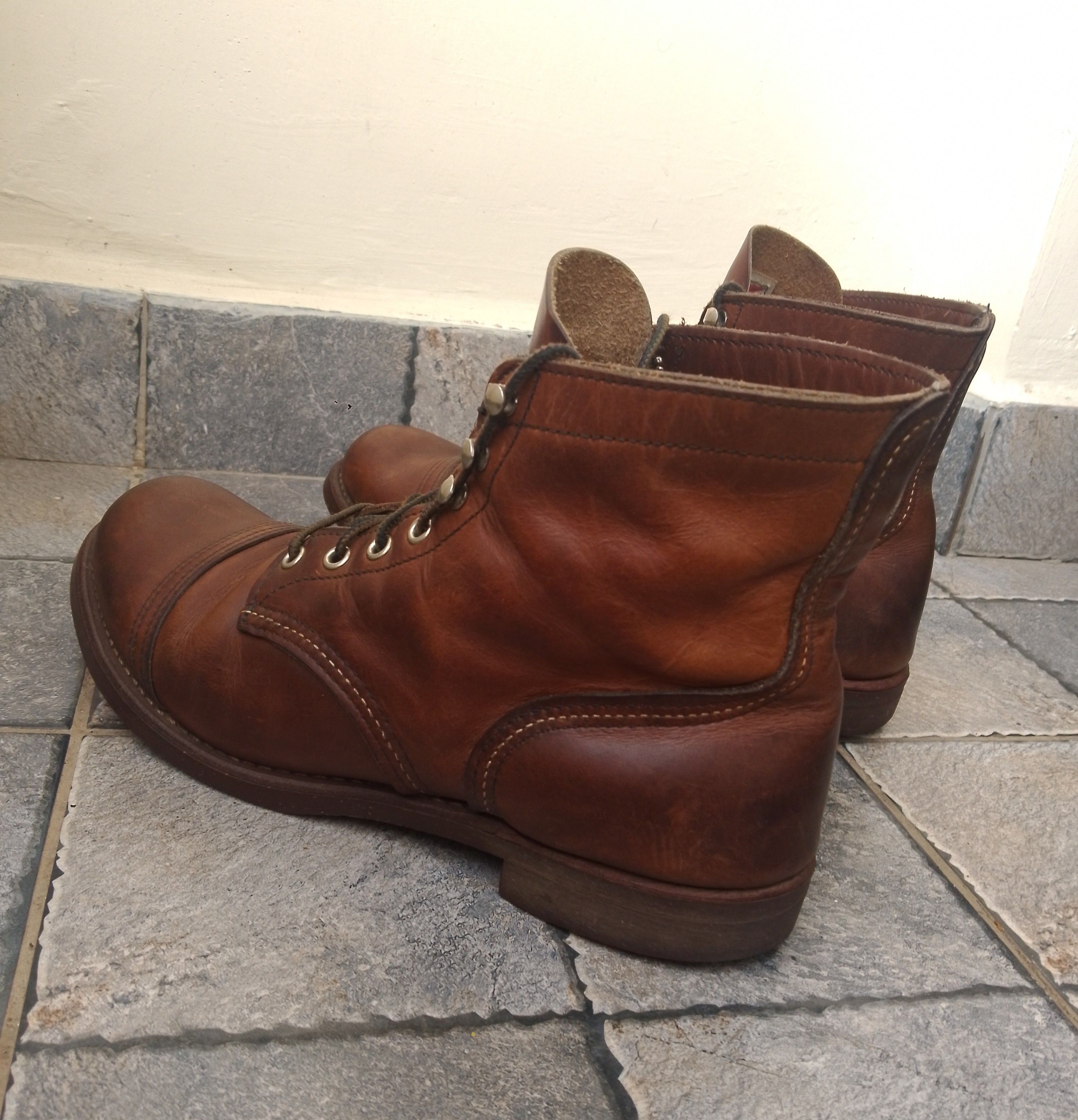 Red Wing Redwing 8111 iron ranger amber harness boots Size US 9.5 / EU 42-43 - 11 Thumbnail