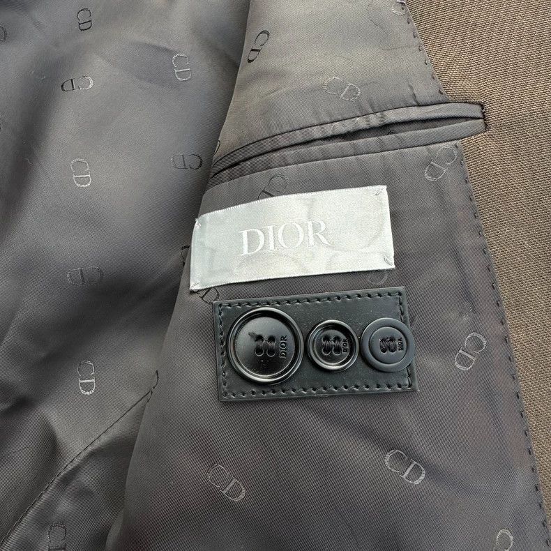 Dior Dior Khaki double-breasted wool jacket 2501-Nextarrow Size US M / EU 48-50 / 2 - 5 Thumbnail
