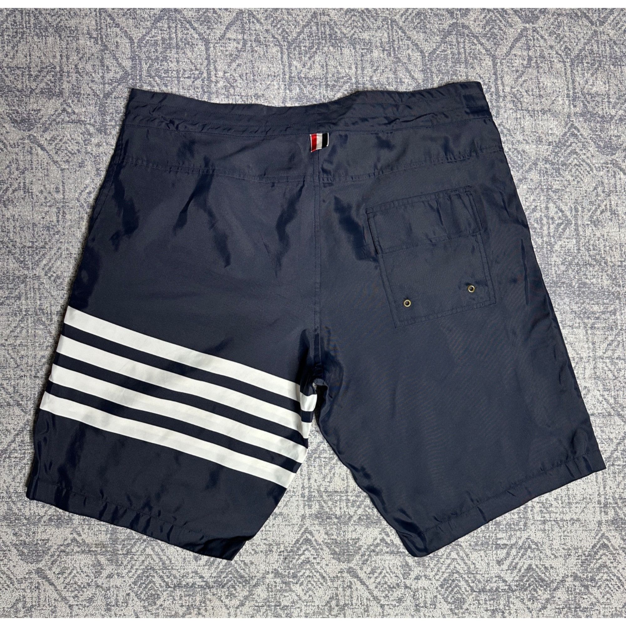 Thom Browne Thom Browne New York Board Short W/ Drawstring Waist & 4Bar Size US 36 / EU 52 - 9 Thumbnail