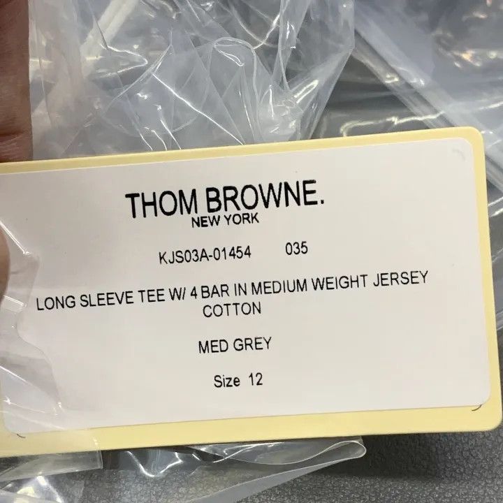 Thom Browne Thom Browne Long Sleeve Striped T-Shirt for Kids -2507 Size US M / EU 48-50 / 2 - 6 Thumbnail