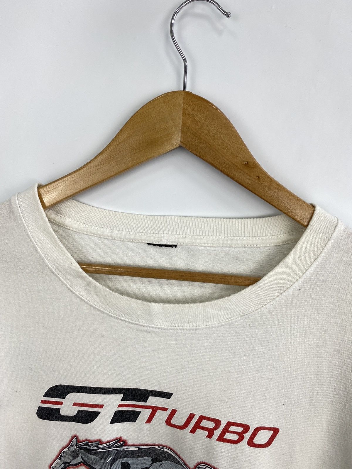 Mustang 🇺🇸 Vintage 90s Mustang GT Turbo Racing tee rare retro hype Size US XL / EU 56 / 4 - 8 Thumbnail